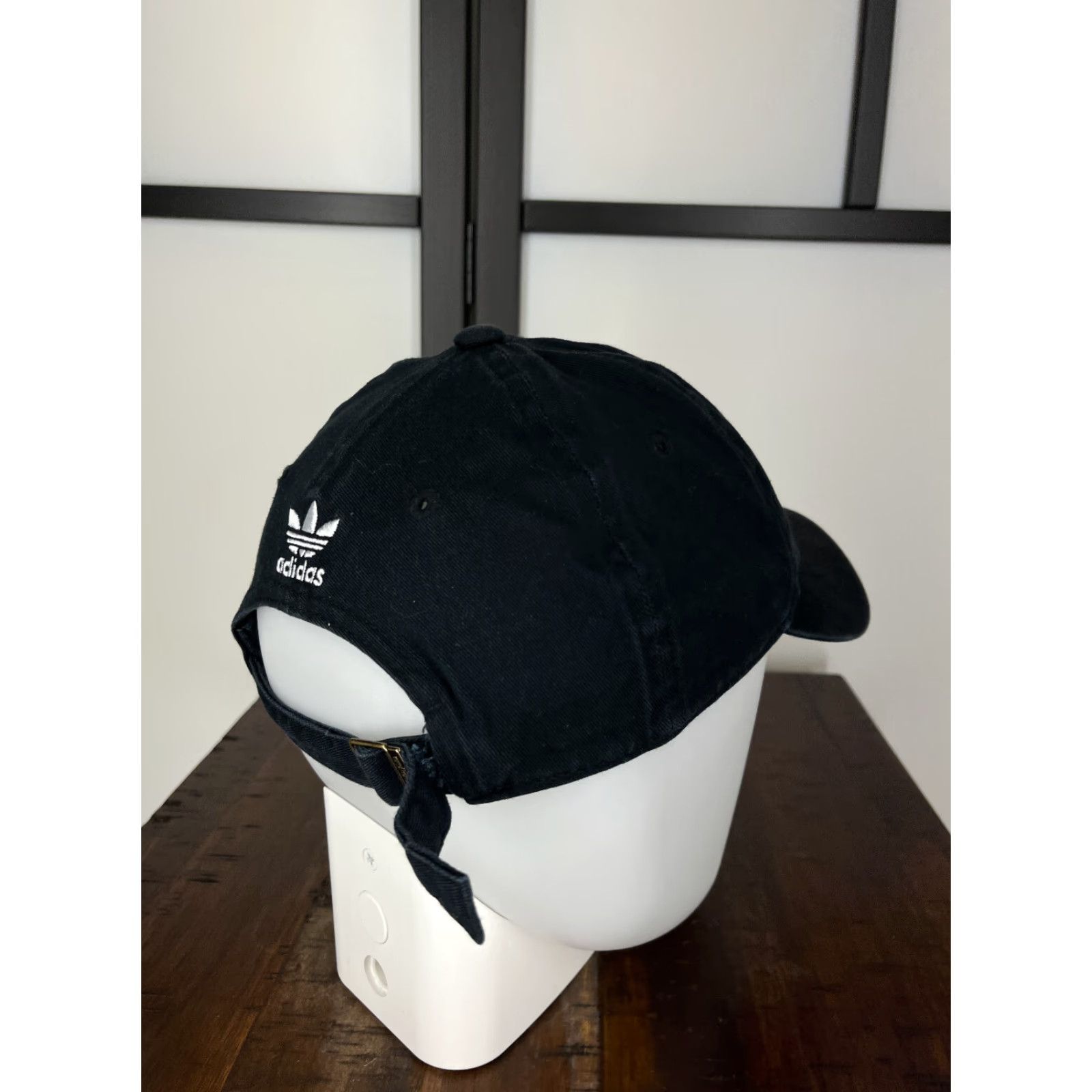 Adidas Adidas Hat Cap One Size Black 3 Stripes Cotton Unisex Adults Adjustable Twill Golf Hat Accessories Mens Womens Size ONE SIZE - 7 Thumbnail