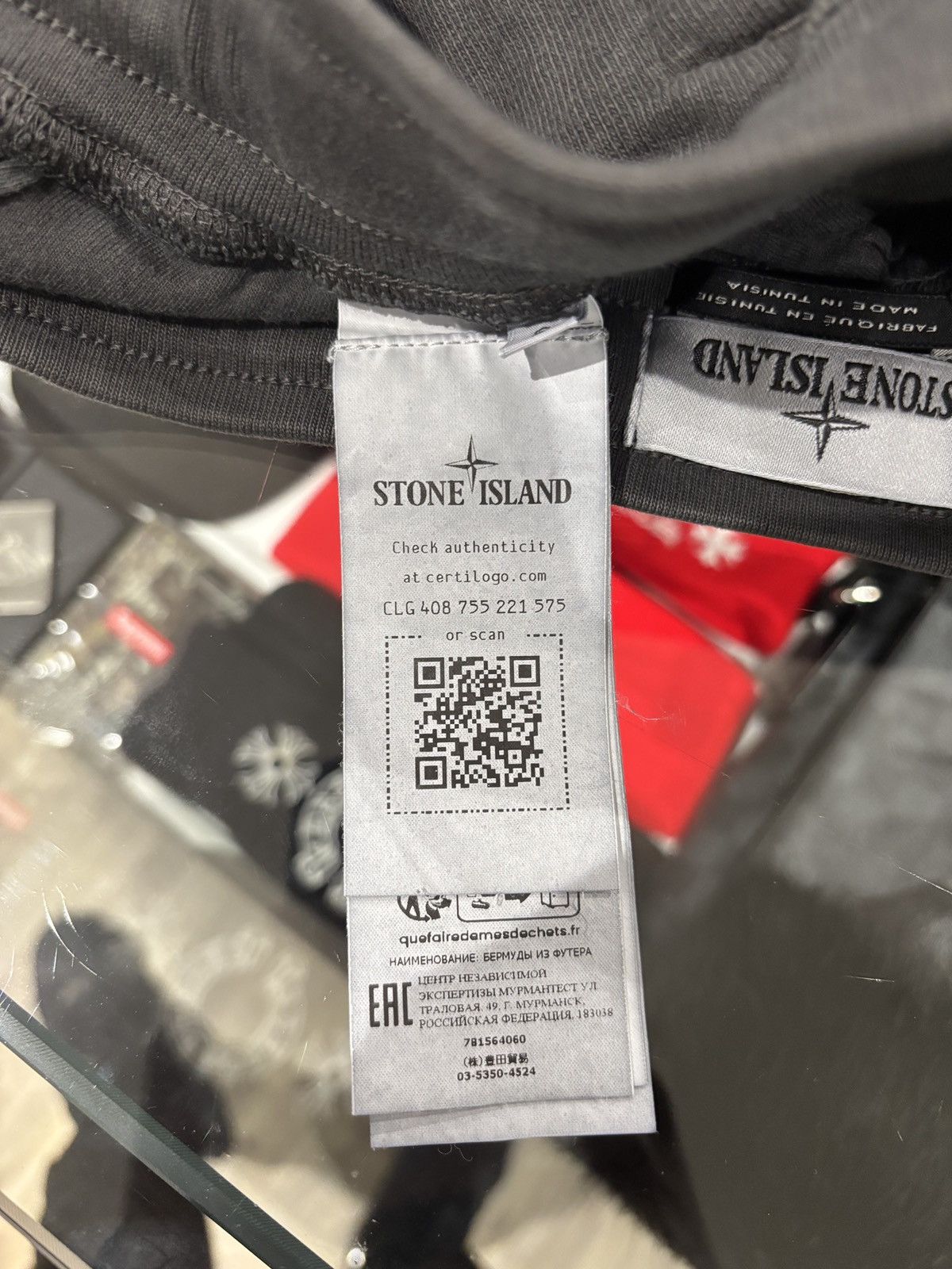 Stone Island Stone Island Cotton Fleece Cargo Bermuda Shorts Charcoal Size US 30 / EU 46 - 5 Thumbnail