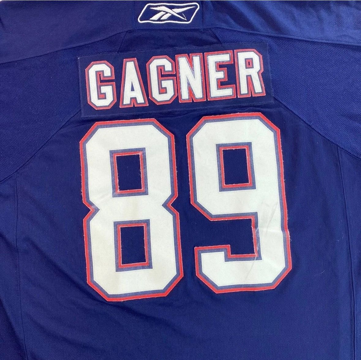Reebok Reebok Edmonton Oilers #89 Sam Gagner Blue Hockey Jersey XL Size US XL / EU 56 / 4 - 12 Thumbnail