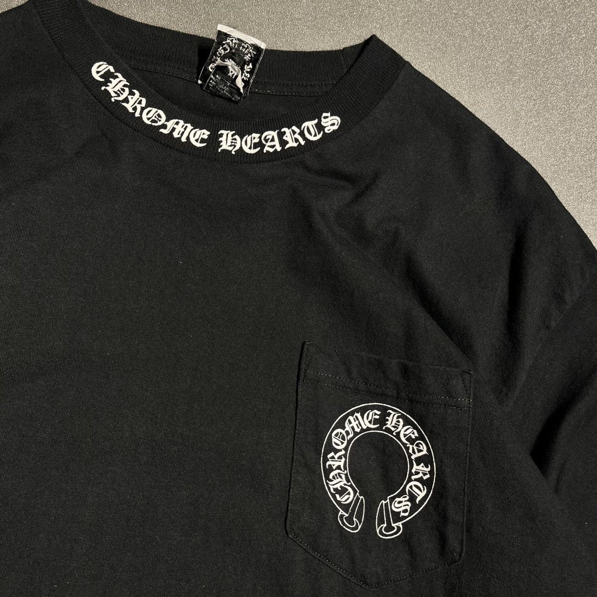 Chrome Hearts Vintage 90’s Malibu Floral Cross Neck Script Size US XL / EU 56 / 4 - 3 Thumbnail
