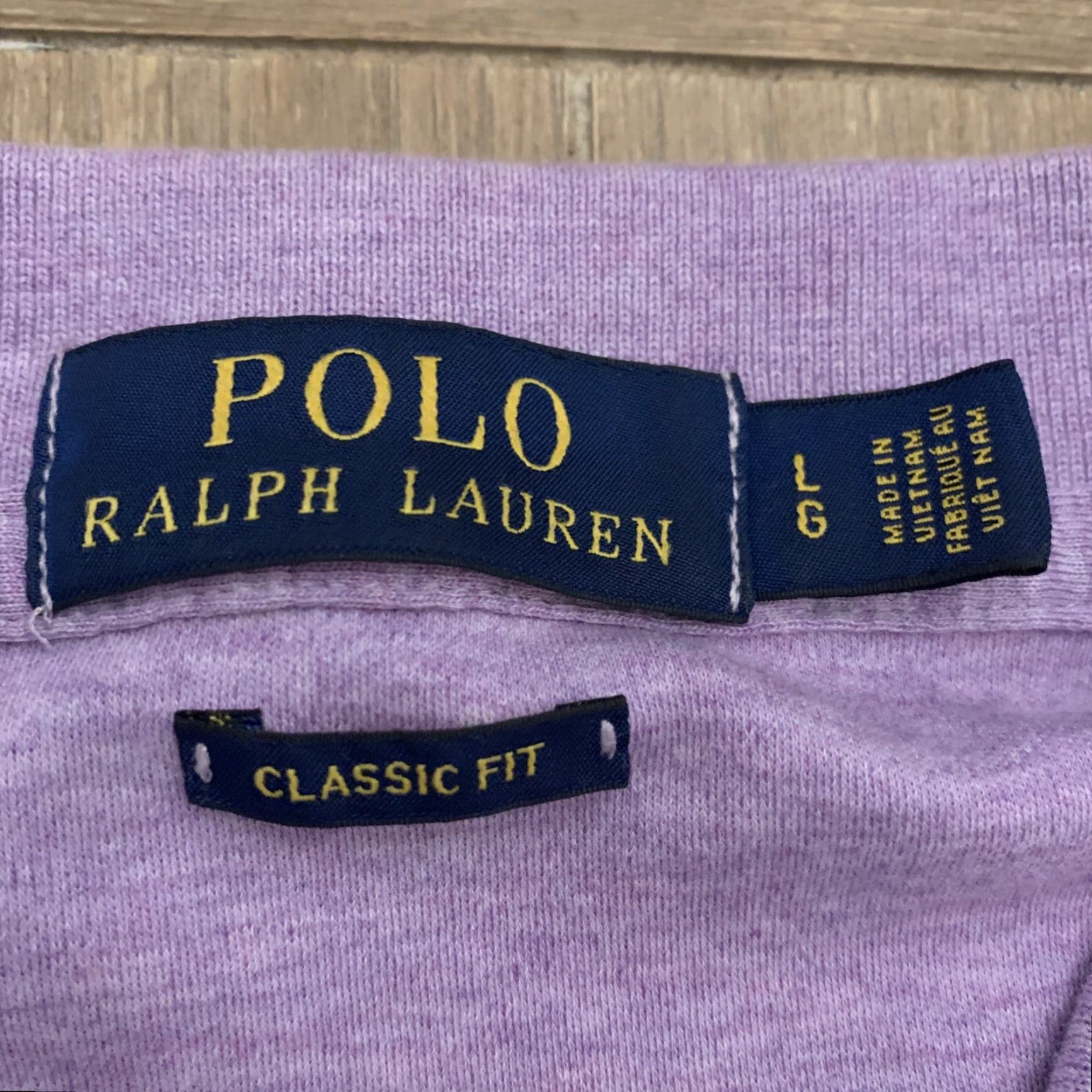 Polo Ralph Lauren Polo Ralph Lauren Mens Classic Fit Short Sleeve Polo Shirt Size L Purple EUC Size US L / EU 52-54 / 3 - 3 Thumbnail