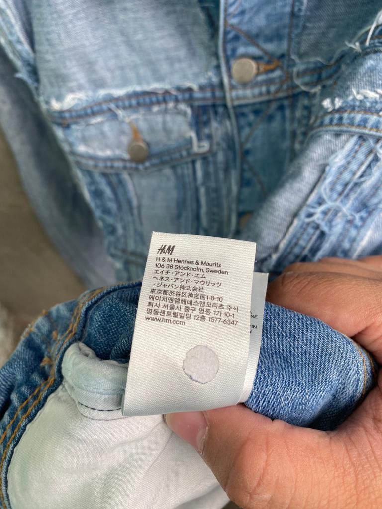H&M × Maison Margiela Reconstructed Denim Jacket Size US M / EU 48-50 / 2 - 8 Thumbnail