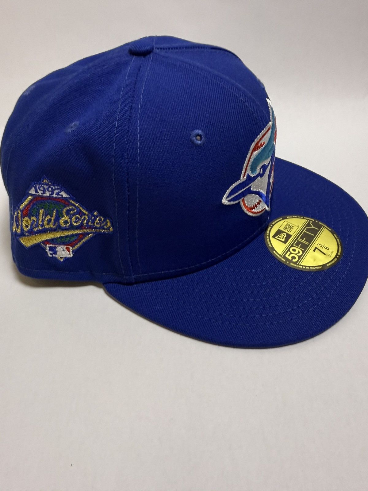 New Era NEW ERA TORONTO BLUE JAY BLUE 93 WS PATCH 59FIFTY FITTED HAT Size ONE SIZE - 1 Thumbnail