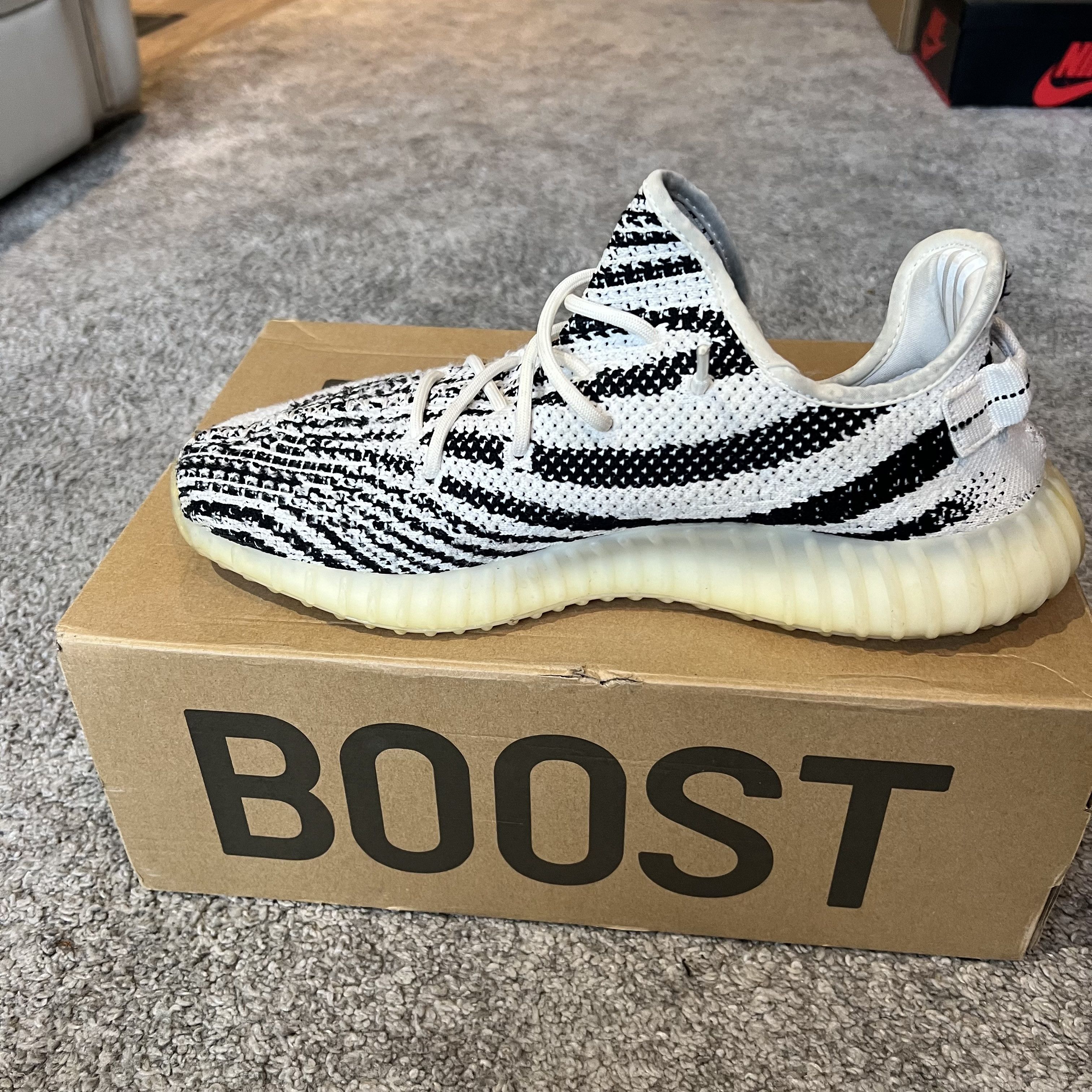 Adidas Yeezy Boost 350 V2 Zebra Size US 14 / EU 47 - 13 Thumbnail