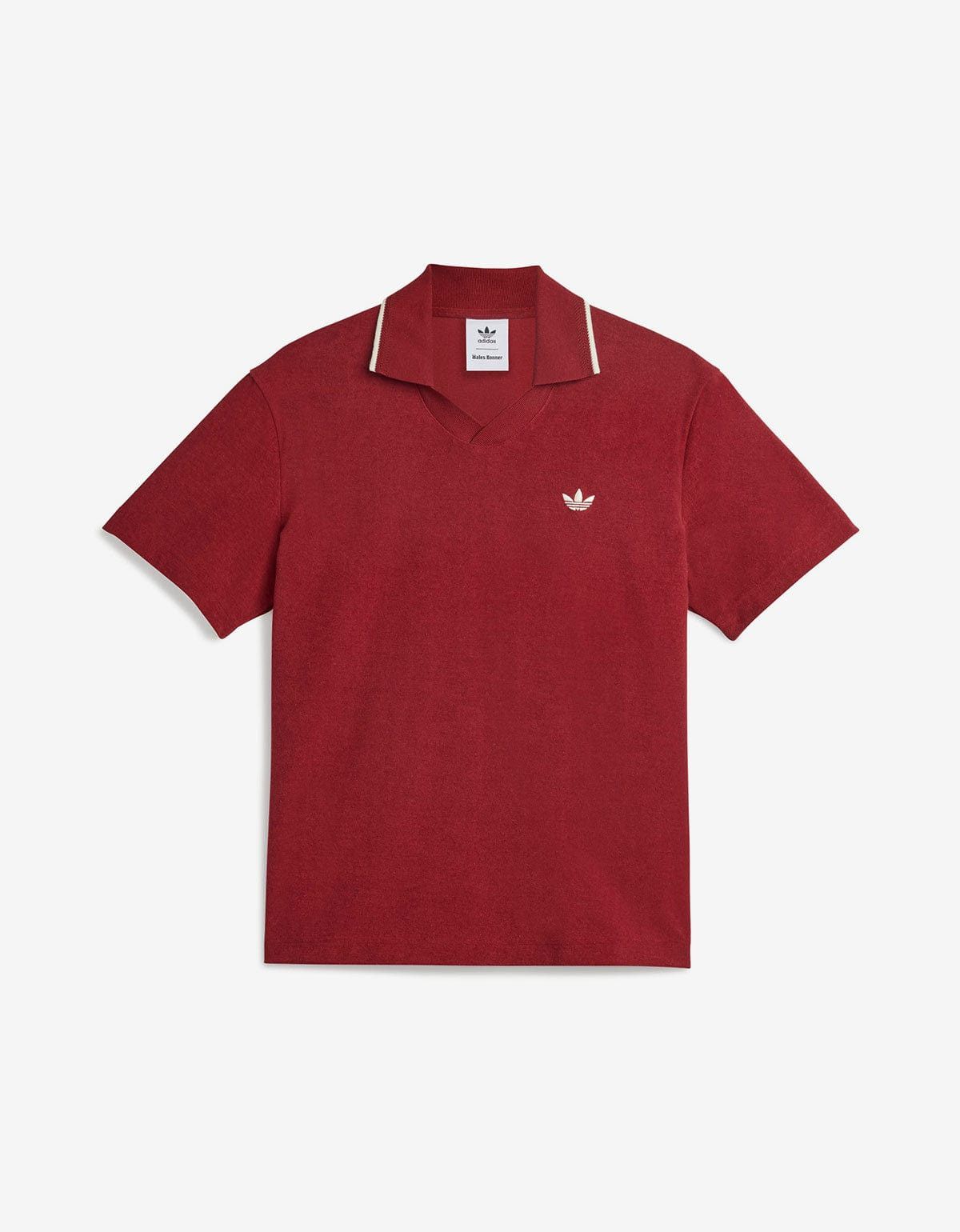 Adidas Wales Bonner x Adidas Collegiate Burgundy Polo Shirt Size US XS / EU 42 / 0 - 1 Thumbnail