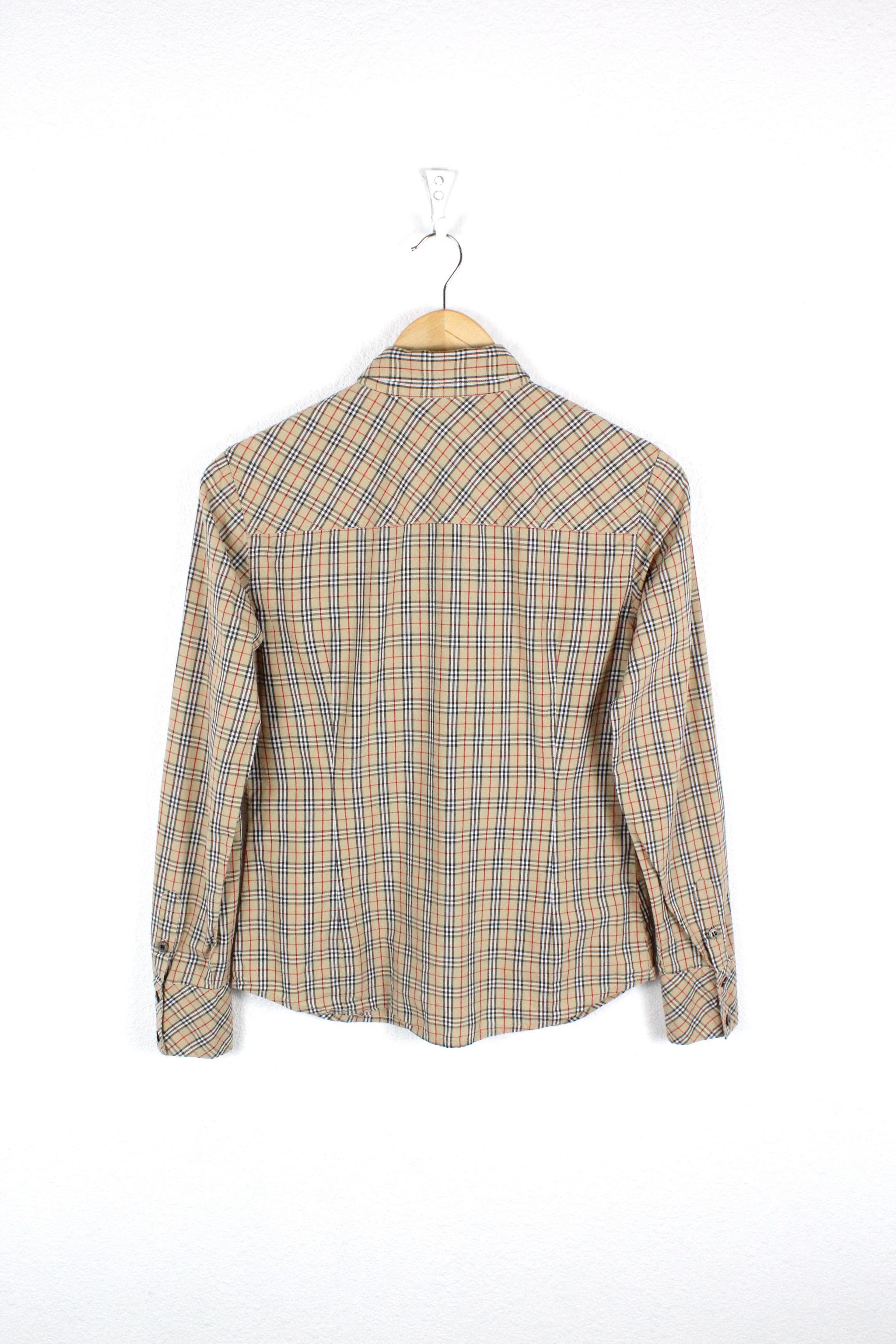 Burberry Womens Burberry Blue Label Japan Nova Check Knight Shirt Size S / US 4 / IT 40 - 4 Thumbnail