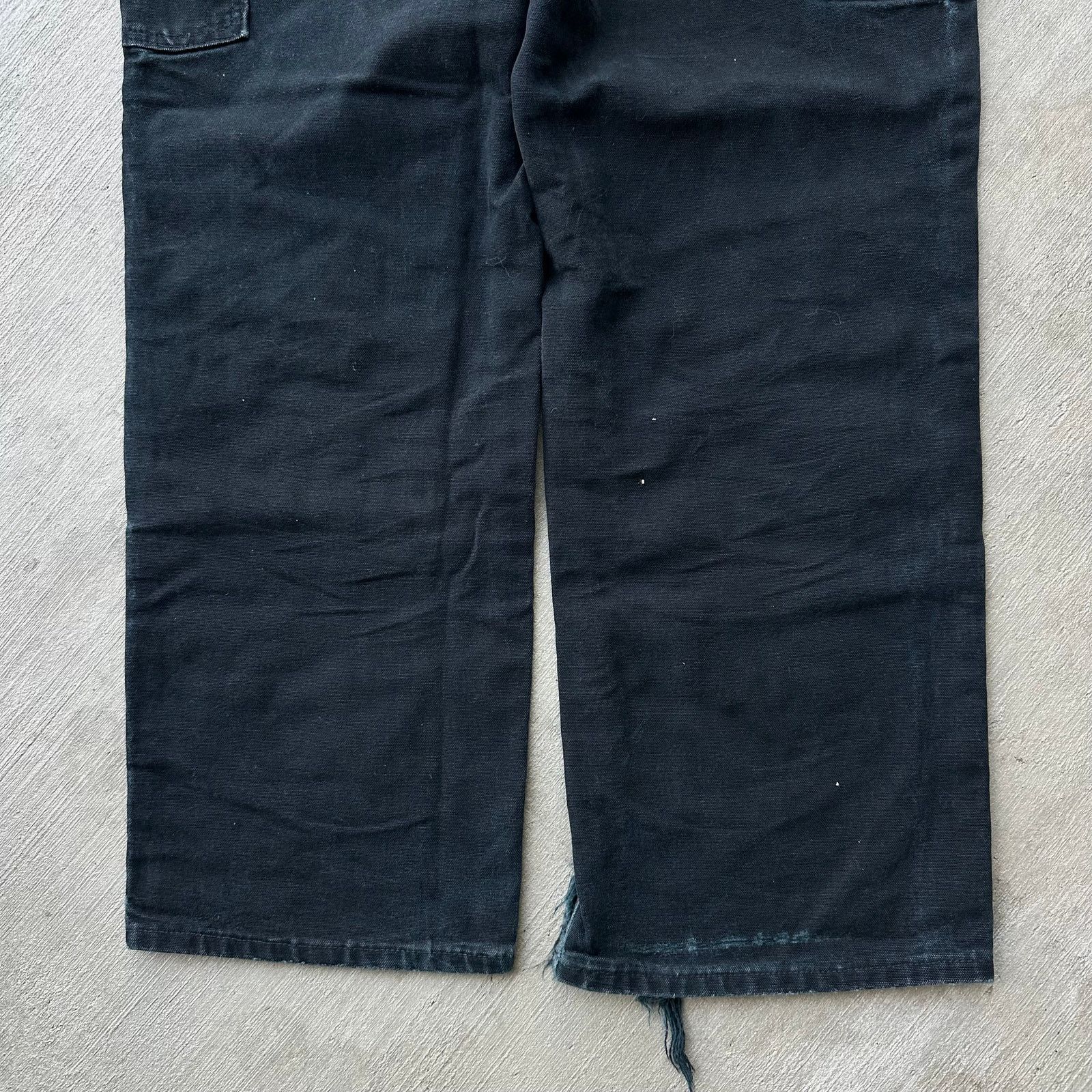 Carhartt × Vintage Carhartt black double knee work wear carpenter pants Size US 33 - 7 Thumbnail