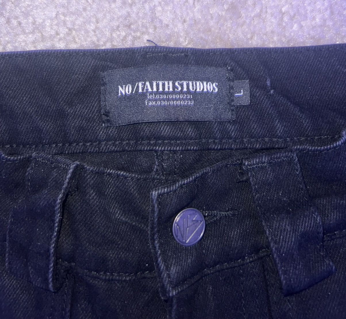 No Faith Studios No Faith Studios Black Dune Denim Size US 32 / EU 48 - 2 Thumbnail