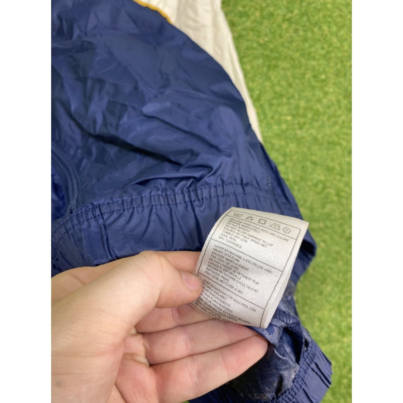 Nike Nike Windbreaker Mens XL Full Zip Nylon Vintage 90s Center Swoosh Wind Stopper Blue Jacket Size US XL / EU 56 / 4 - 5 Thumbnail