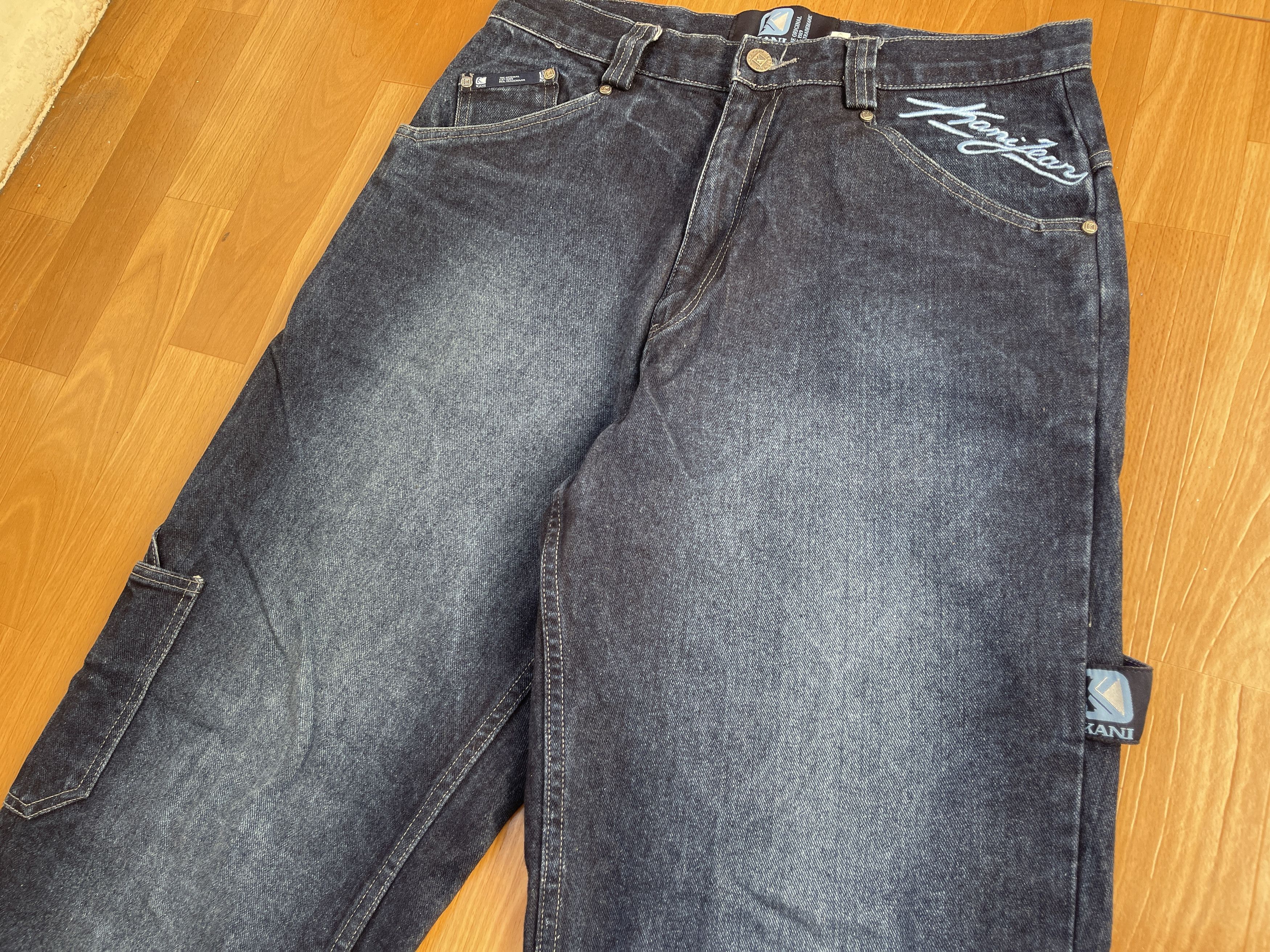 Karl Kani KARL KANI jeans, baggy, vintage Kani jeans, 90s hip hop W 32 Size US 32 / EU 48 - 11 Thumbnail