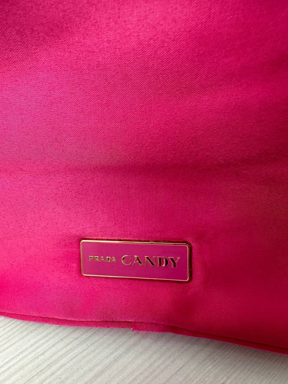Prada Prada Candy Pink Makeup Pouch Bag Size ONE SIZE - 5 Thumbnail