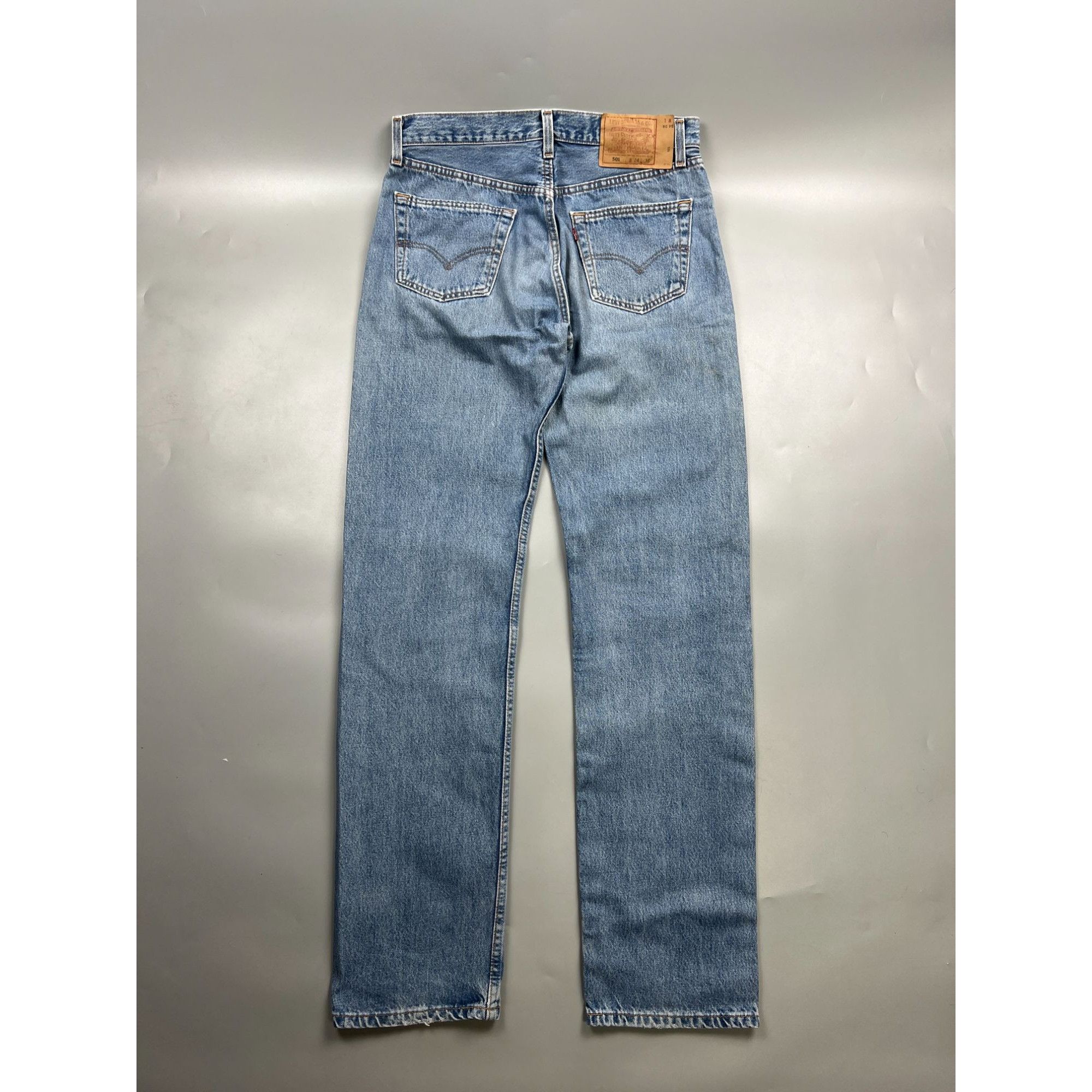 Levi's Levi’s 501 Light Wash Denim Jeans Pants (Y0889) Size US 34 / EU 50 - 9 Thumbnail