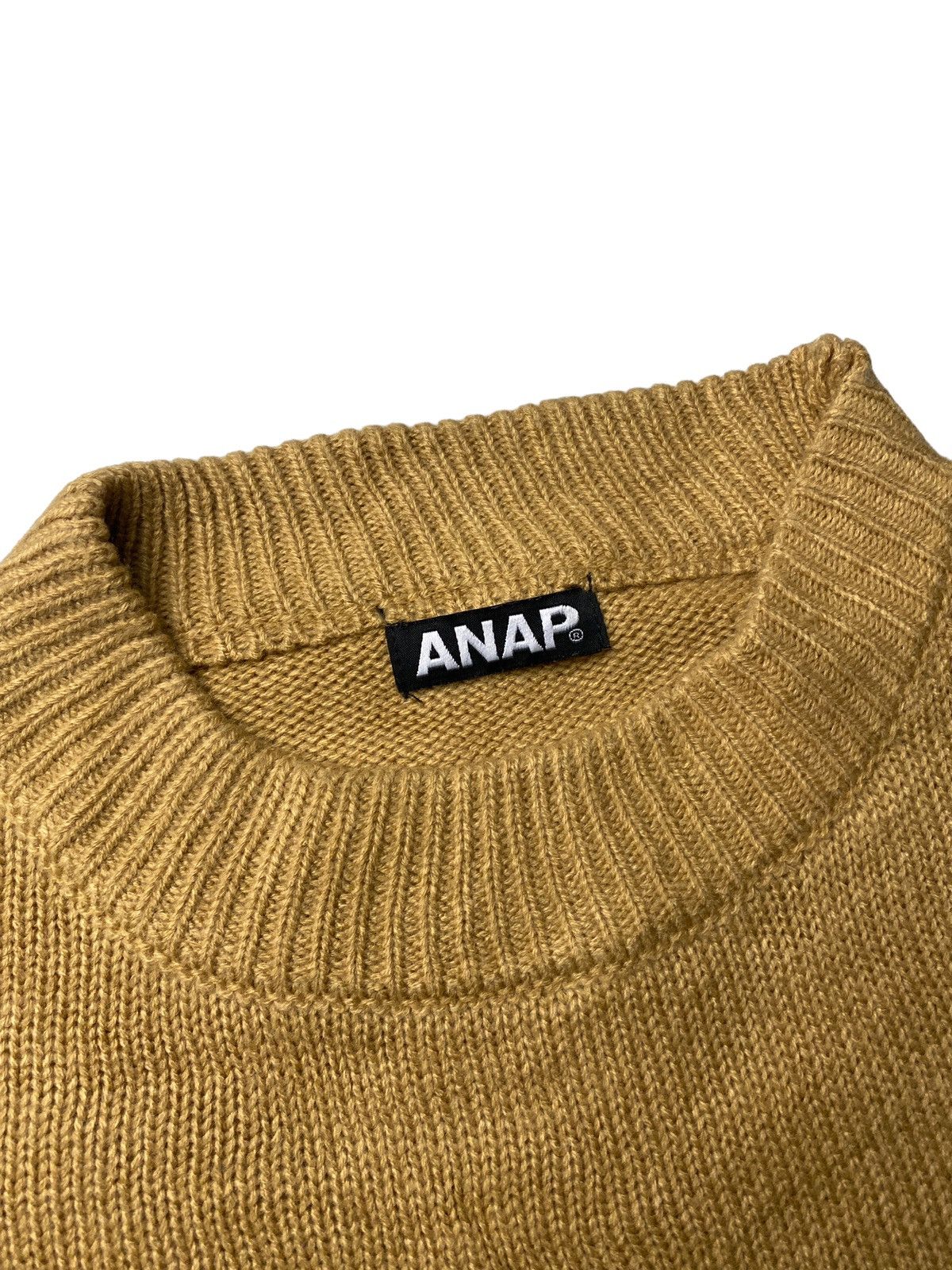 If Six Was Nine × Japanese Brand × Le Grande Bleu (L.G.B.) 2000's Anap Crazy Fur Mohair Knitted Size US XL / EU 56 / 4 - 4 Thumbnail