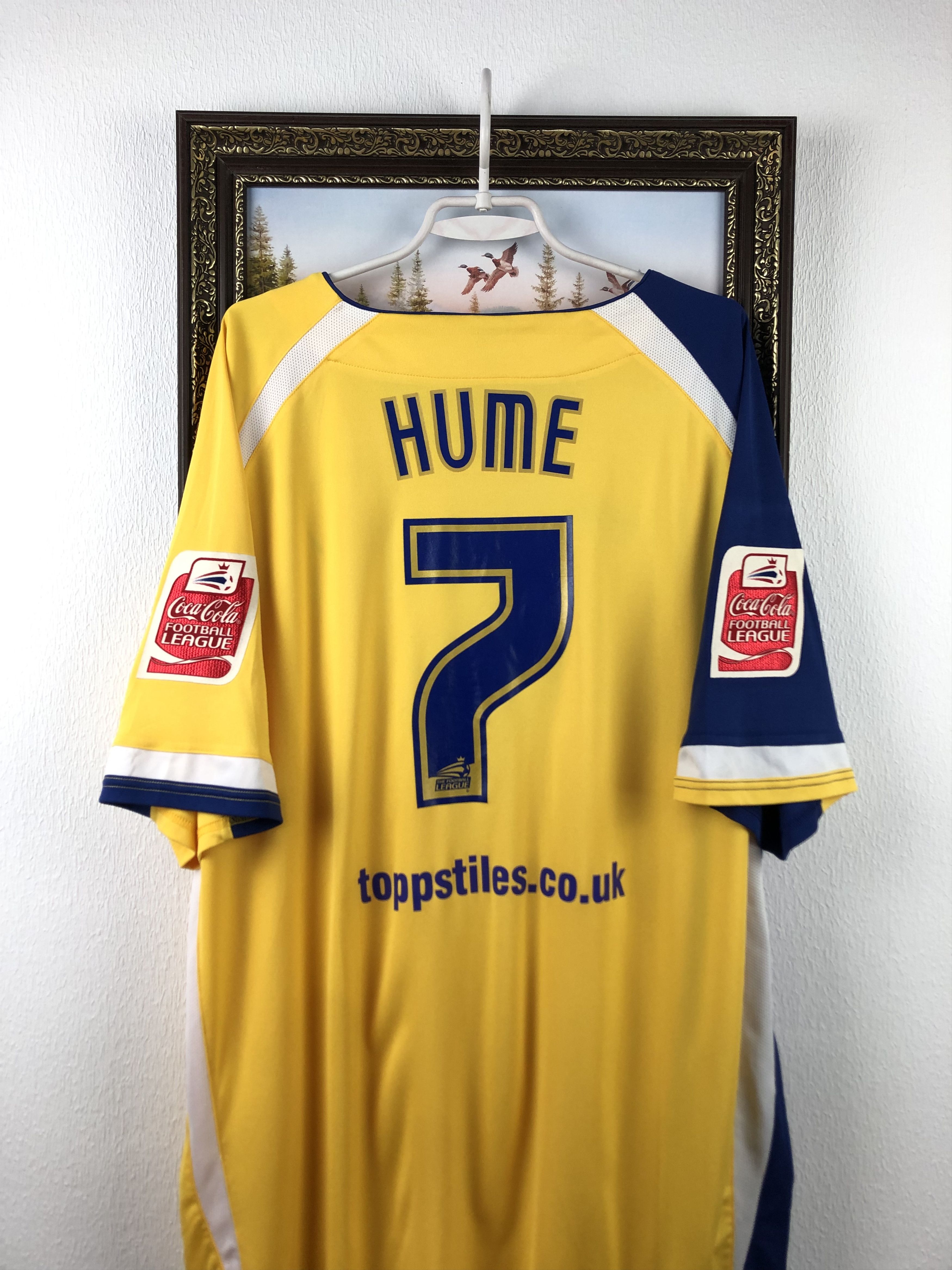 Other Leicester City shirt Soccer Hume Jersey Player Issue 3XL Size US XXL / EU 58 / 5 - 2 Thumbnail