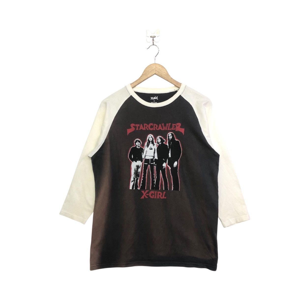 X-Girl XGIRL X STARCRAWLER LINEUP RAGLAN SLEEVE SHIRT Size M / US 6-8 / IT 42-44 - 2 Thumbnail