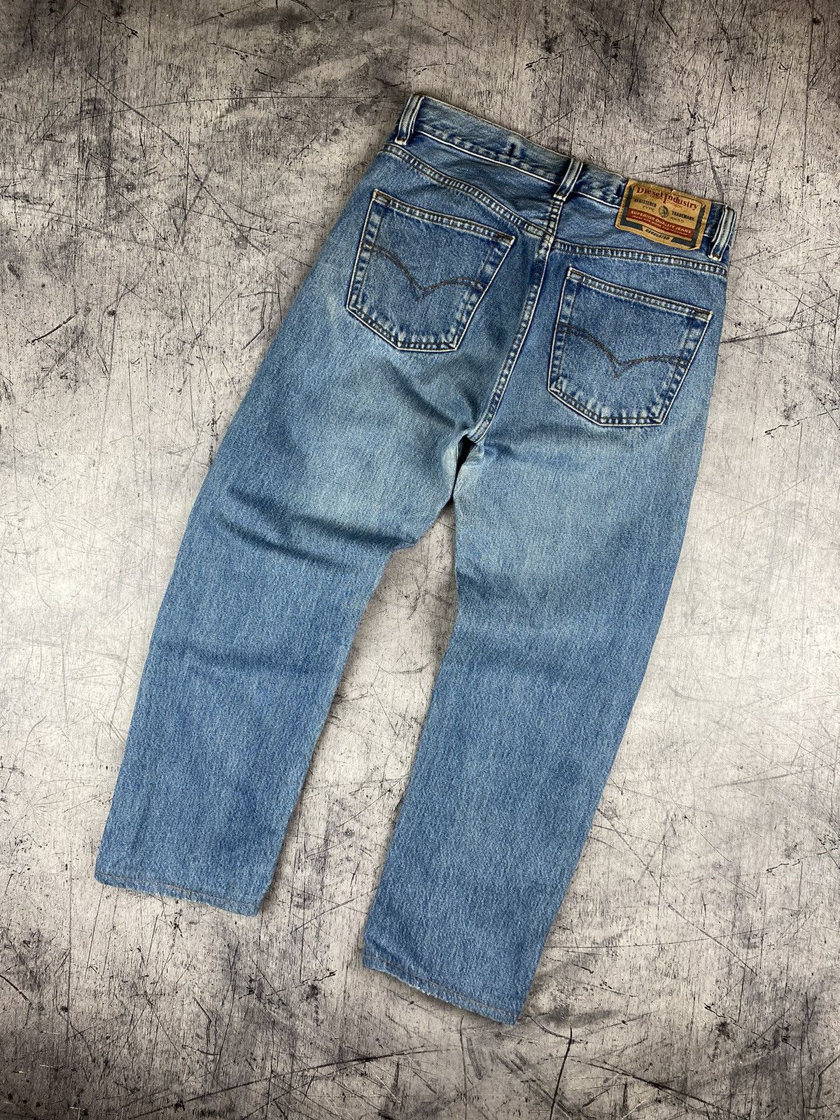 Diesel × Jean × Vintage Vintage Diesel Designer y2k baby blue Jeans Size 29 Size US 29 - 2 Thumbnail