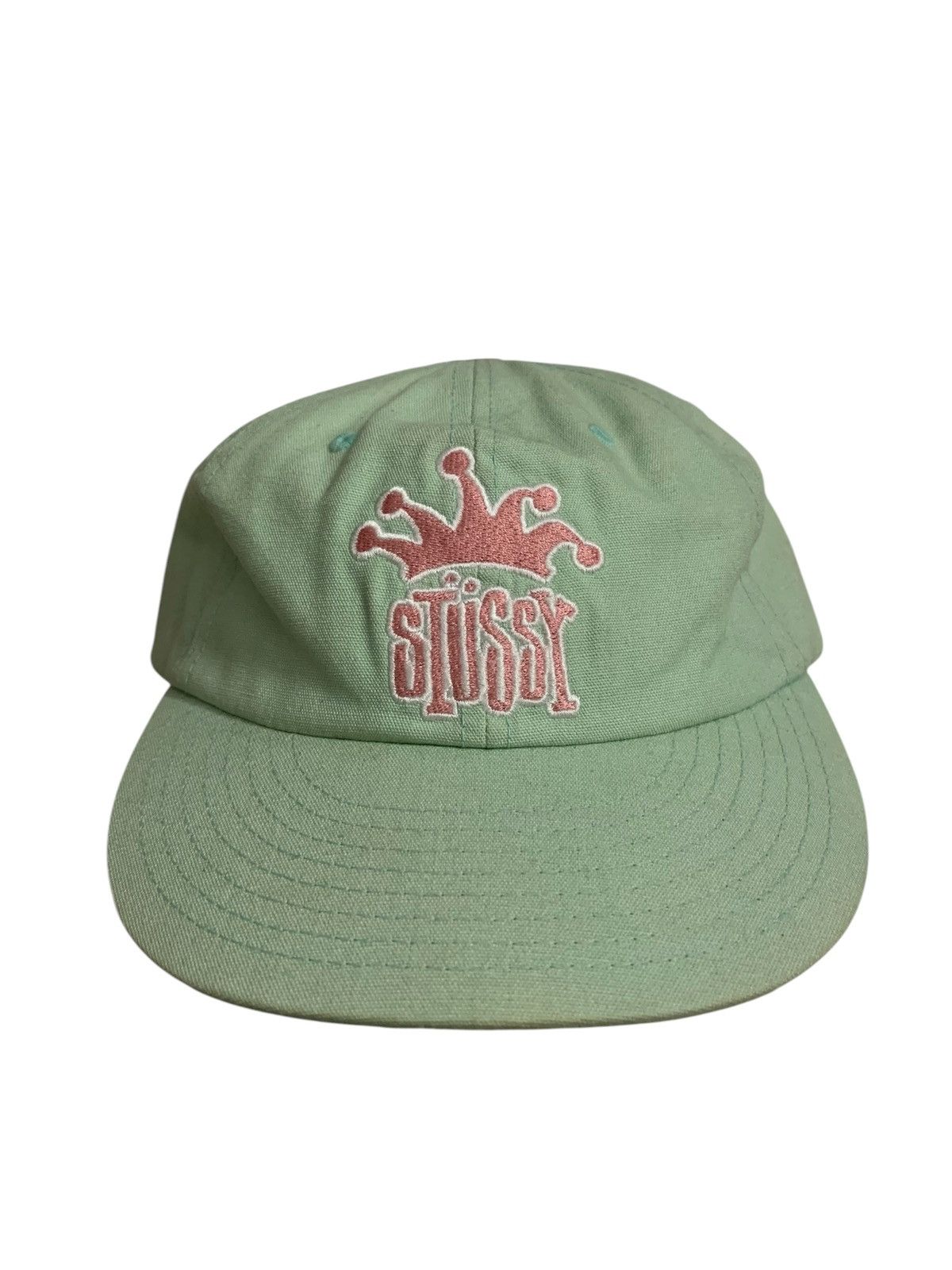 Rick Owens × Stussy Stussy Crown Low Pro Cap Turquoise Dad Hat Skate Style Size ONE SIZE - 1 Thumbnail