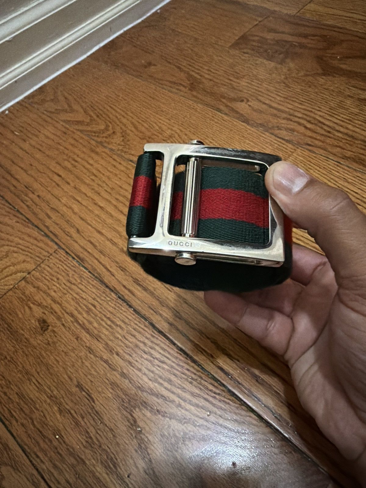 Gucci Gucci Canvas Belt Size 34 - 4 Thumbnail