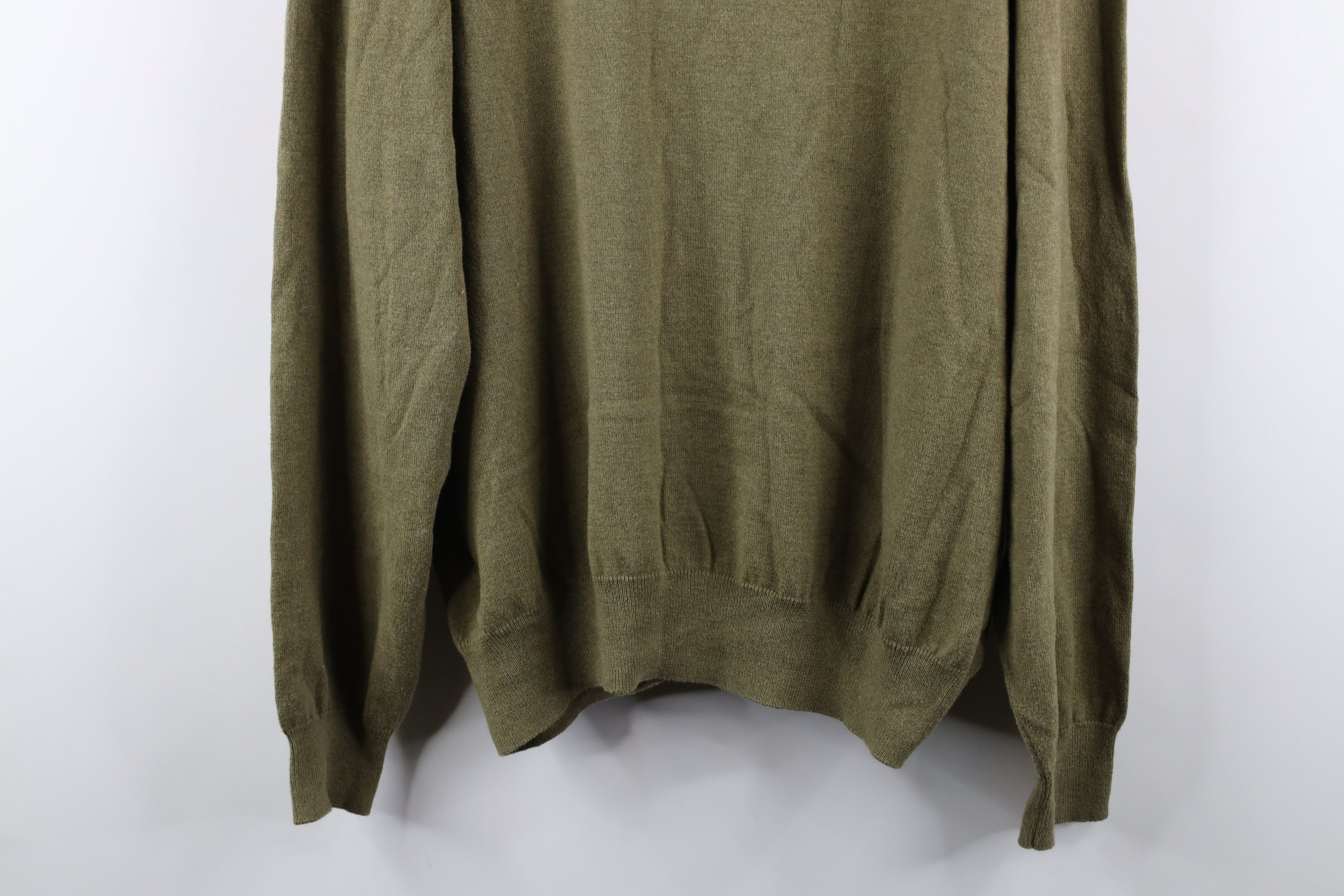 Orvis Vintage Orvis Blend Knit Collared Pullover Sweater Green Size US XL / EU 56 / 4 - 7 Thumbnail
