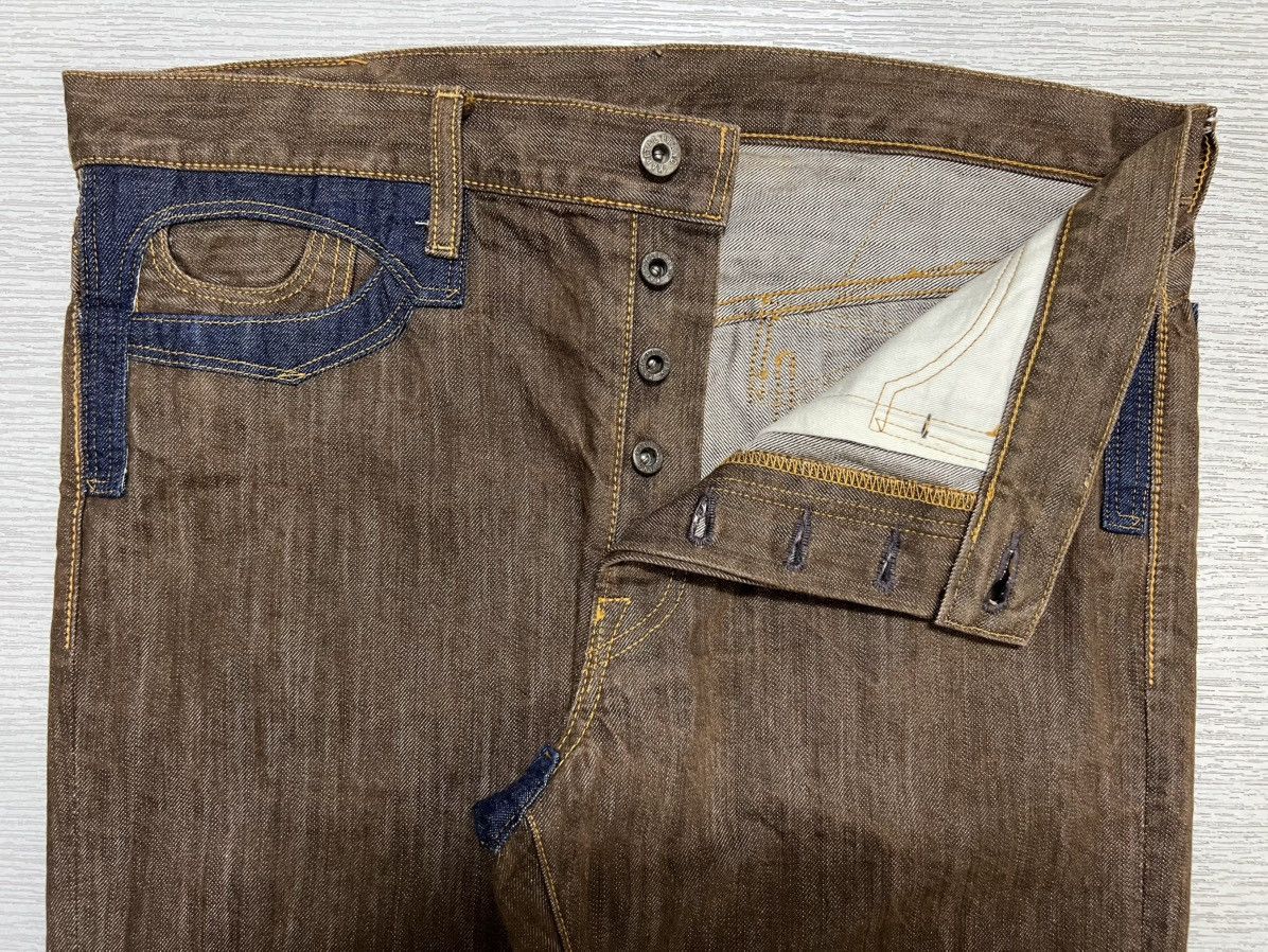 Kapital Kapital - Cinch Back Pocket Detailing Denim Jeans Size US 34 / EU 50 - 10 Thumbnail