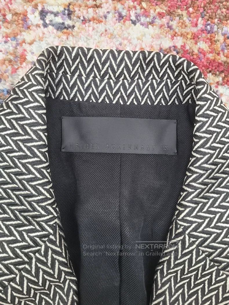 Haider Ackermann Haider Ackermann Showpiece Houndstooth Jacket Size XS / US 0-2 / IT 36-38 - 8 Thumbnail
