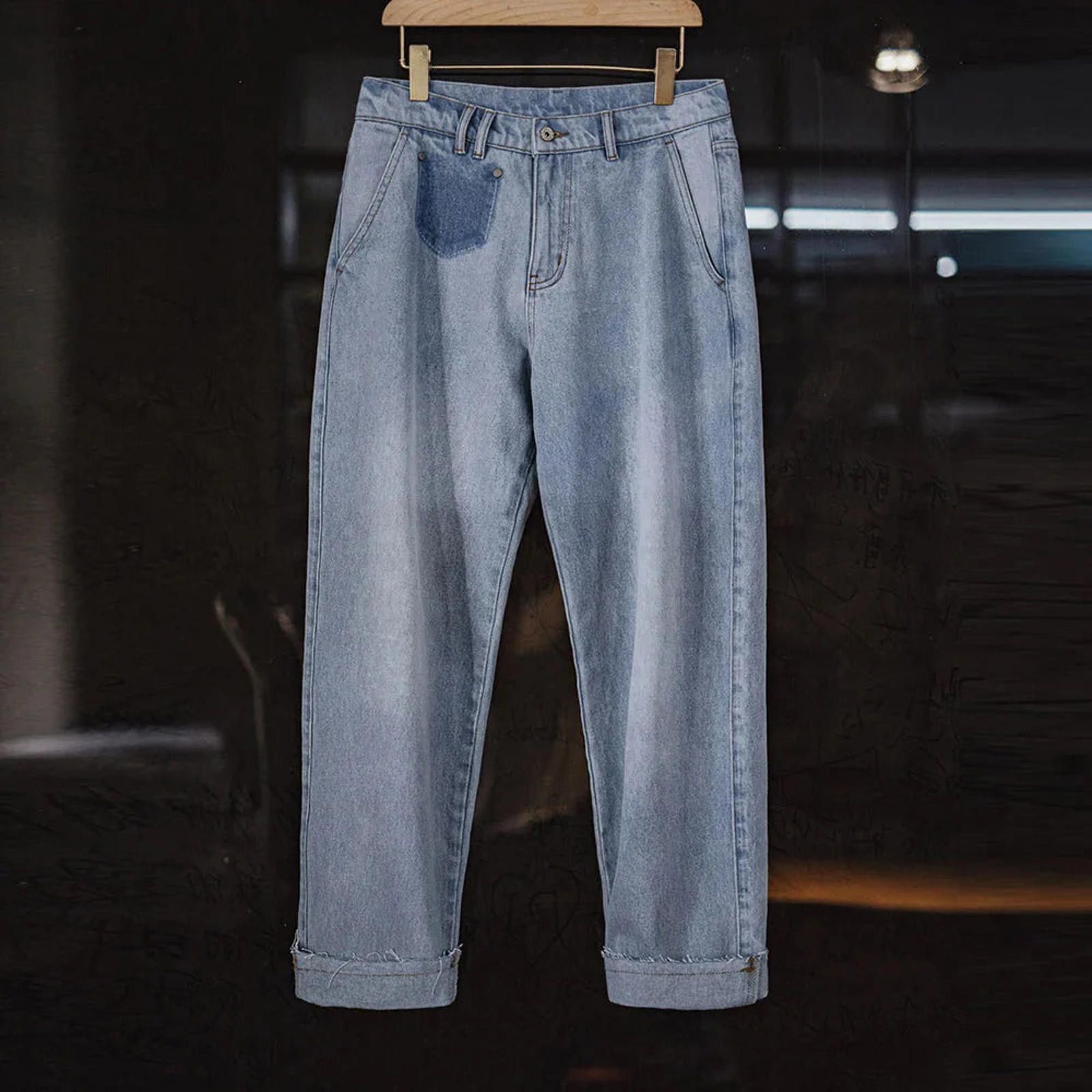 Other Straight Leg Blue Wide Leg Jeans Size US 32 / EU 48 - 8 Thumbnail