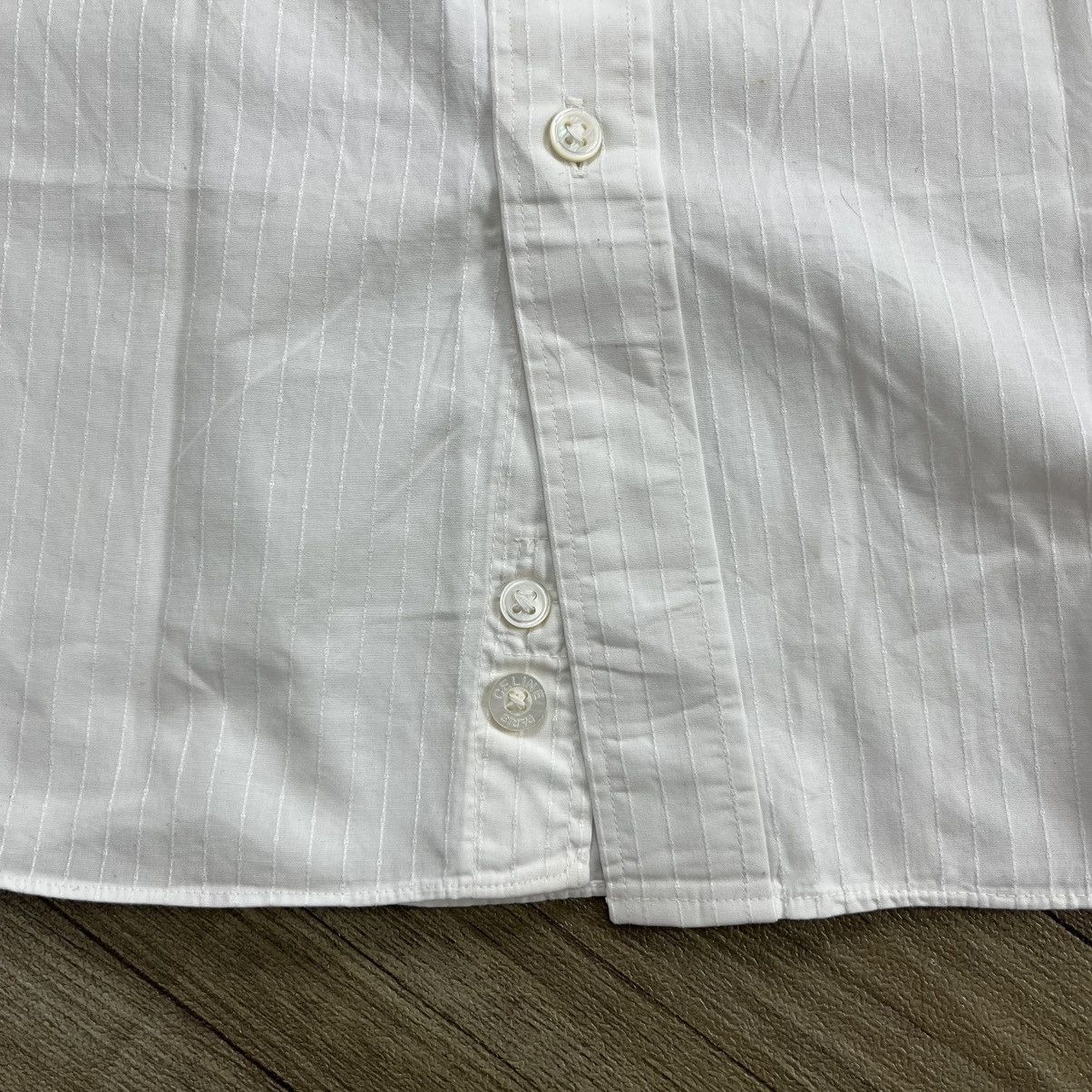 Celine 1990s Vintage Celine Paris Striped White Shirt Luxury Size US M / EU 48-50 / 2 - 6 Thumbnail