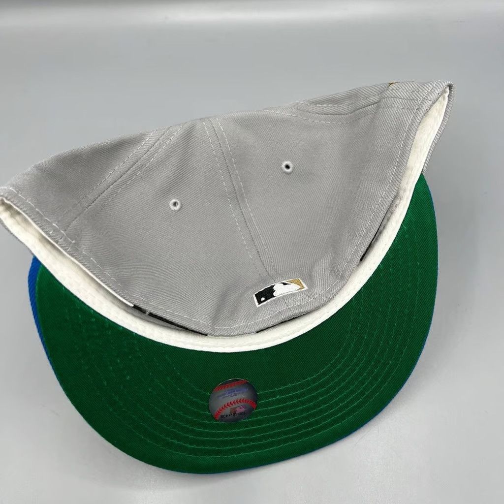 New Era Cleveland Indians Guardians Hat Men 7 5/8 Gray Fitted Cap Size ONE SIZE - 7 Thumbnail