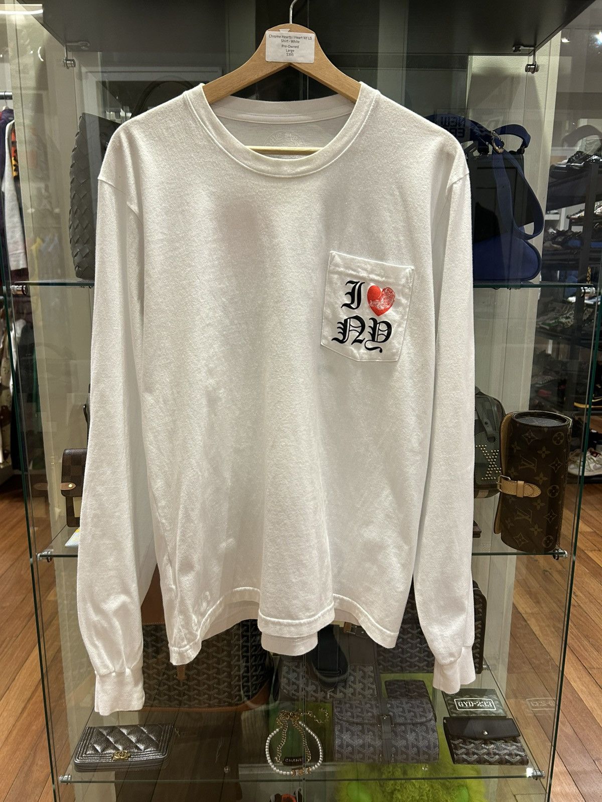 Chrome Hearts Chrome Hearts ‘I Love Ny’ LS Shirt Size US L / EU 52-54 / 3 - 1 Thumbnail