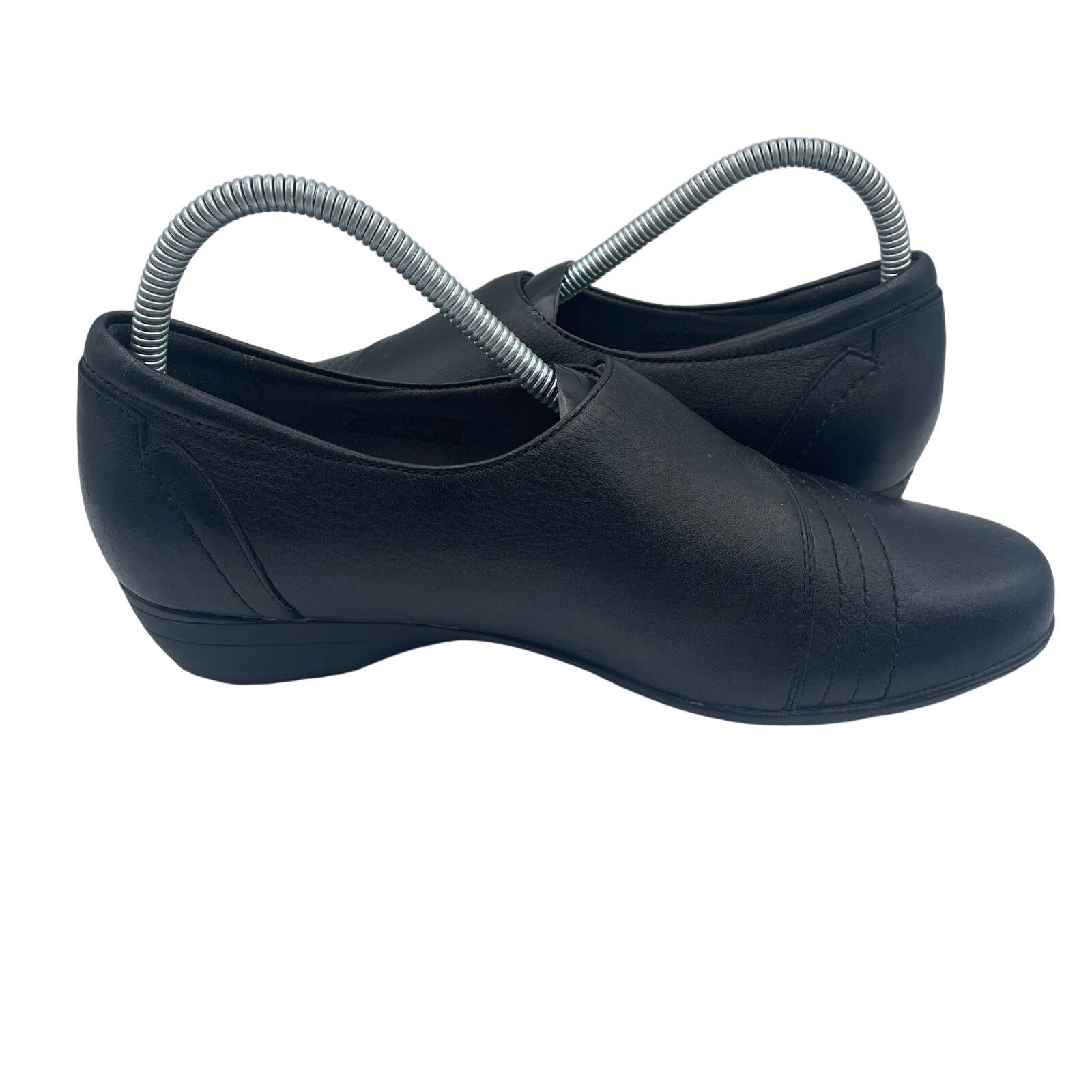 Dansko Dansko Franny Nubuck Leather Loafers Clogs Shoes Black 39 Size US 8.5 / IT 38.5 - 5 Thumbnail