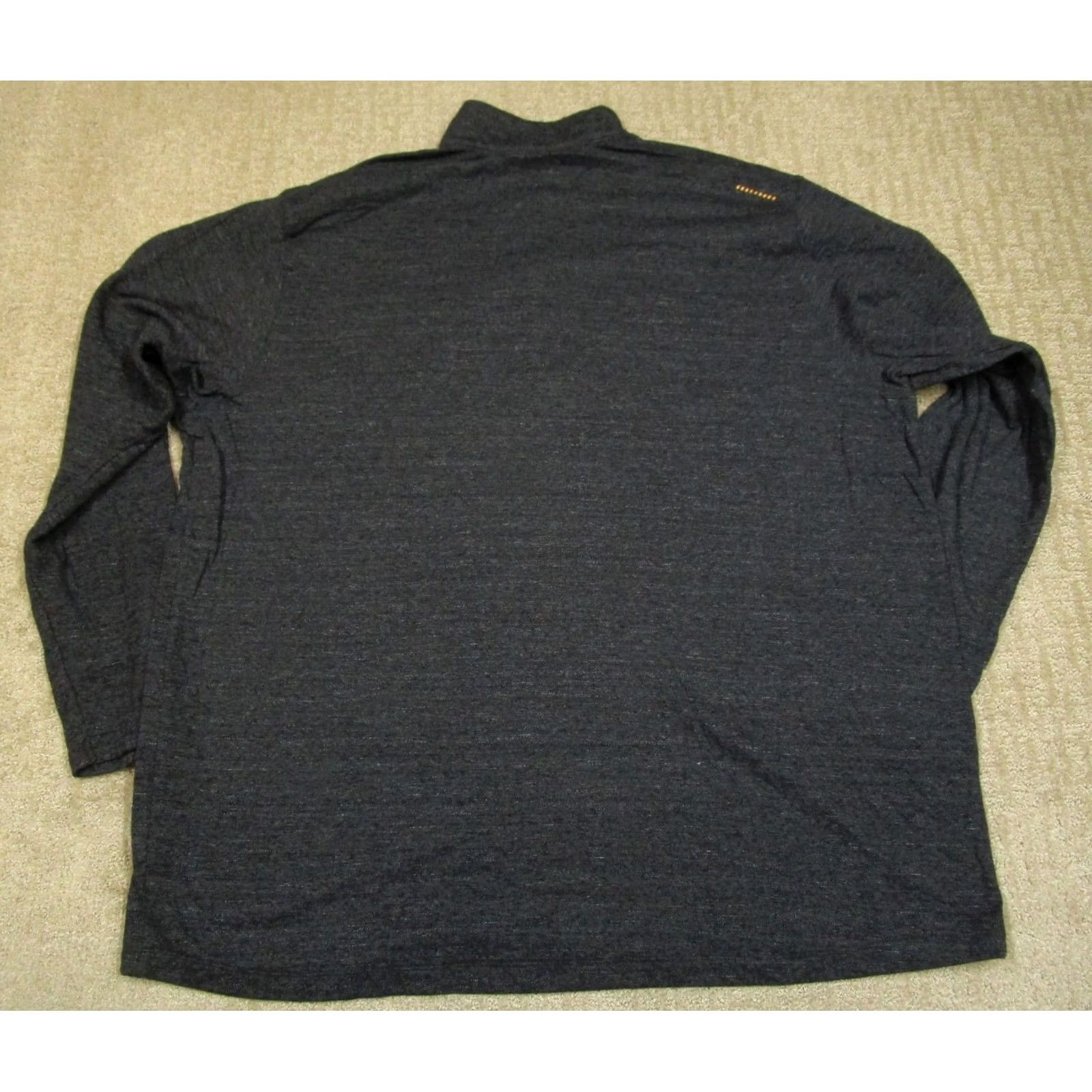 Ariat Ariat Rebar Pullover 3XLT Gray Long Sleeve Mock Neck 1/4 Zip Casual Western Outdoor Pocket Shirt Mens Size US XXL / EU 58 / 5 - 3 Thumbnail