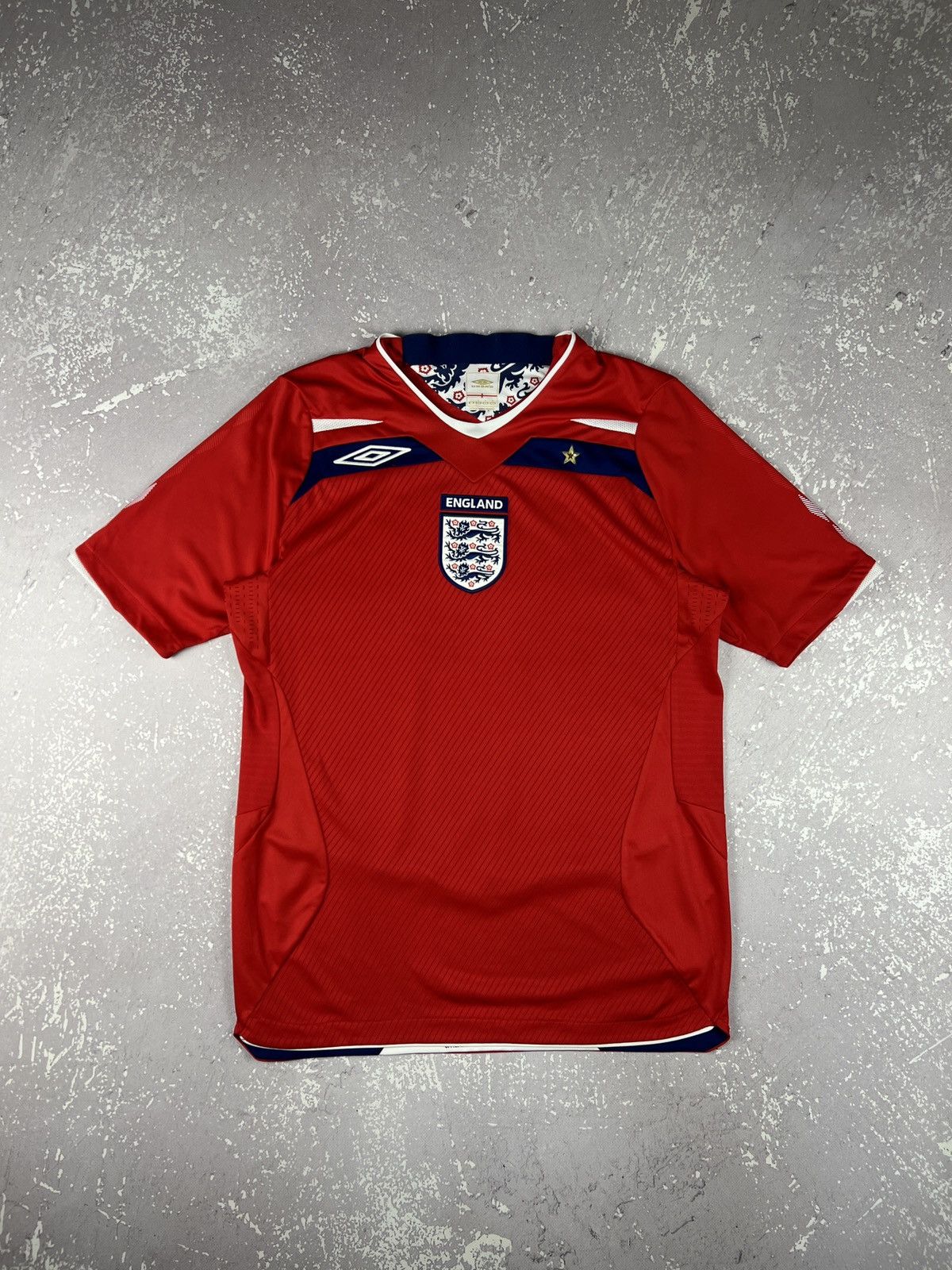 Umbro 2008/2010 Umbro England Away Soccer Jersey Shirt Mens S Red Size US S / EU 44-46 / 1 - 1 Thumbnail