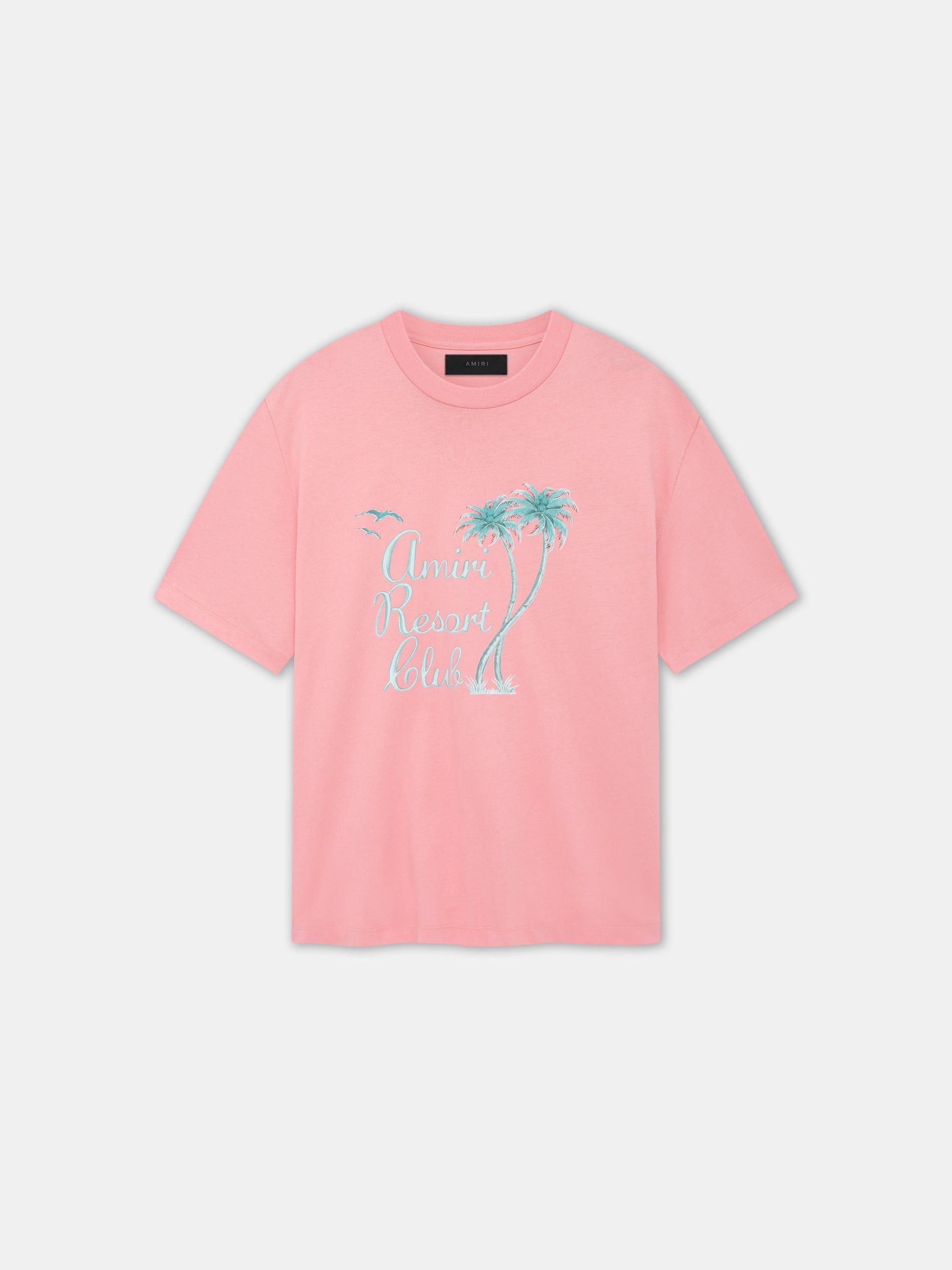 Amiri o1s1wg110525 Twisted Palms T-Shirt in Pink Size US M / EU 48-50 / 2 - 1 Thumbnail