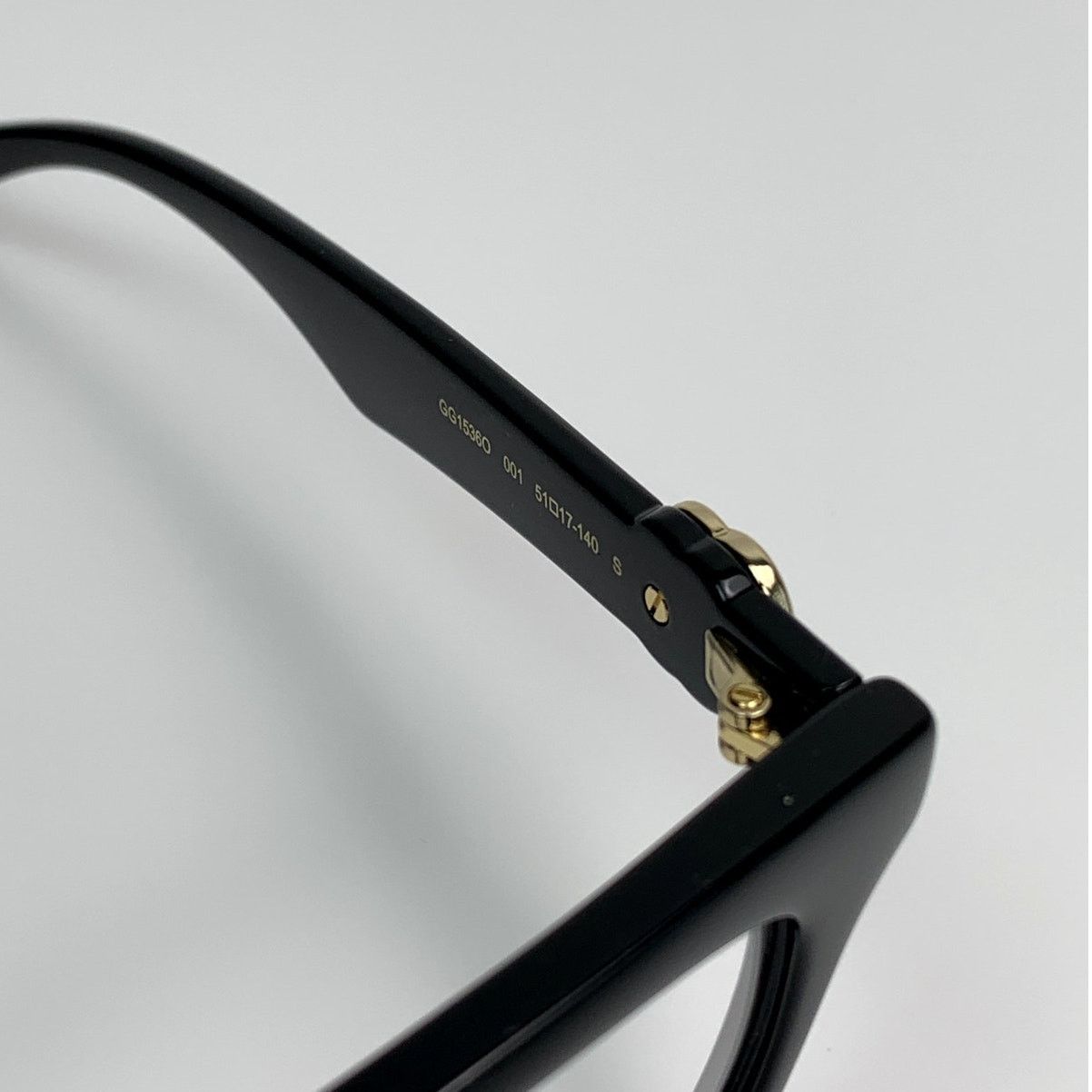 Gucci NEW Gucci Eyeglasses GG1536O 001 Black Transparent Women Size ONE SIZE - 6 Thumbnail