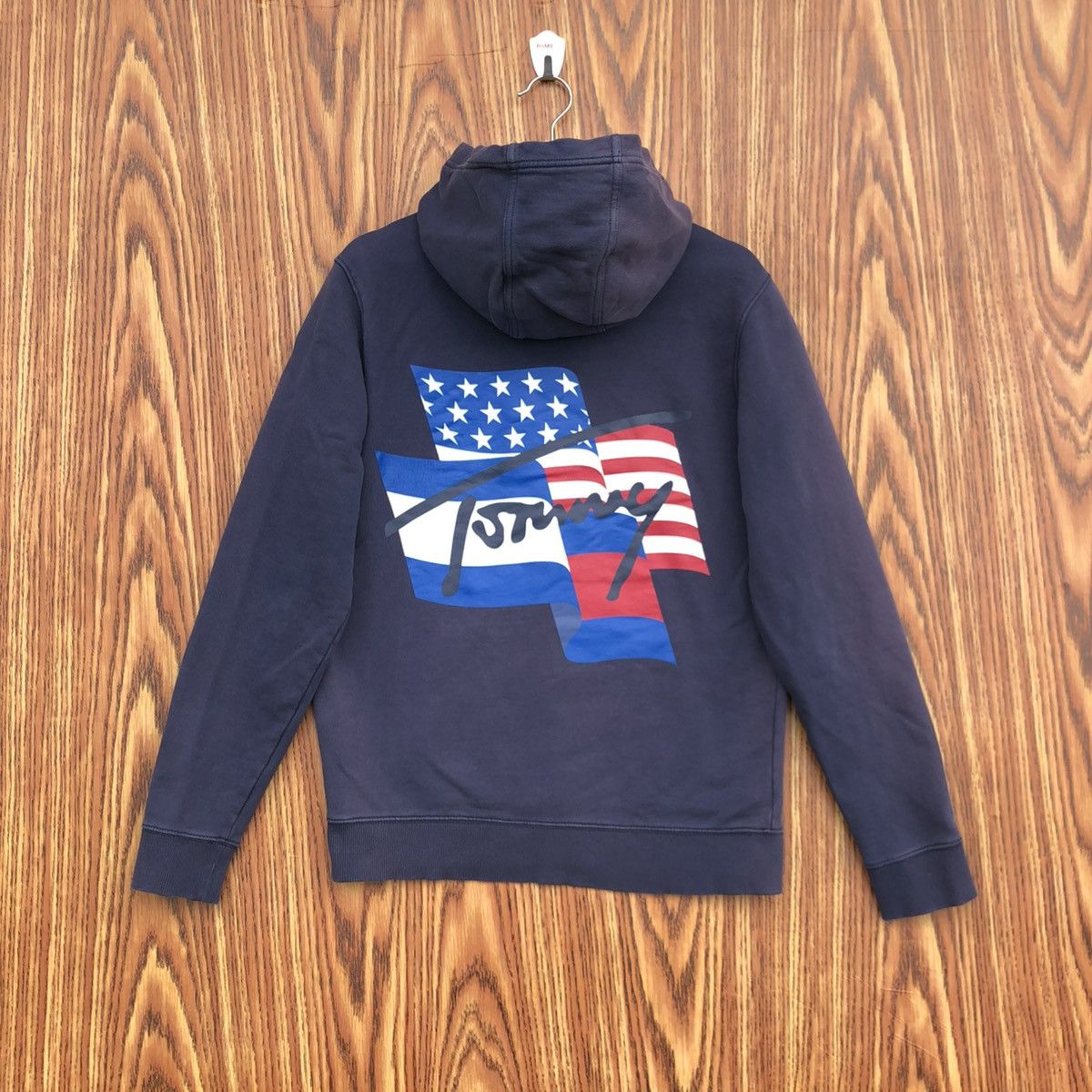 Tommy Hilfiger Vintage Tommy Jeans by Tommy Hilfiger Hoodie Faded pullover Size US M / EU 48-50 / 2 - 1 Thumbnail