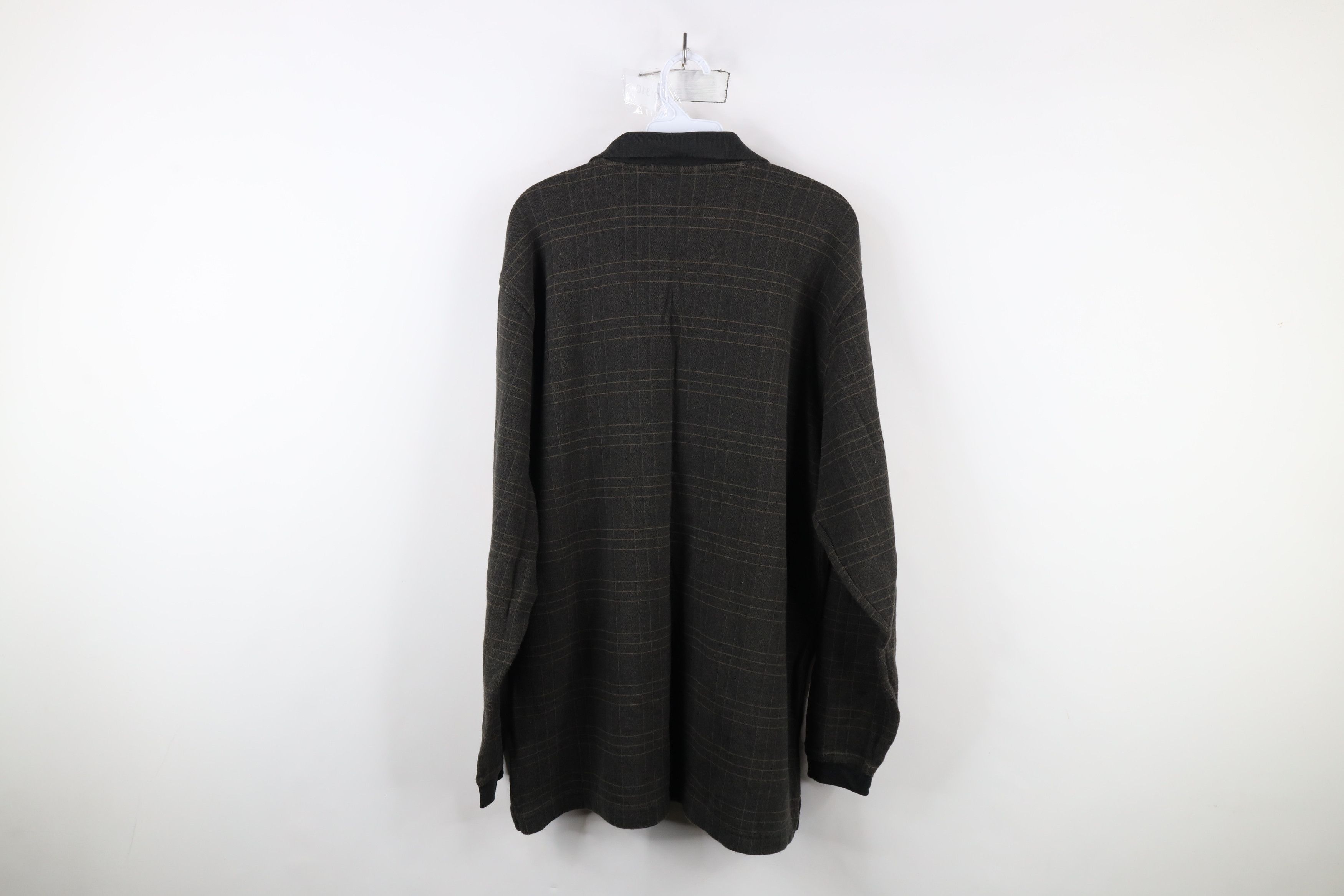 Vintage Vintage 90s Streetwear Collared Long Sleeve Rugby Polo Shirt Size US XL / EU 56 / 4 - 7 Thumbnail