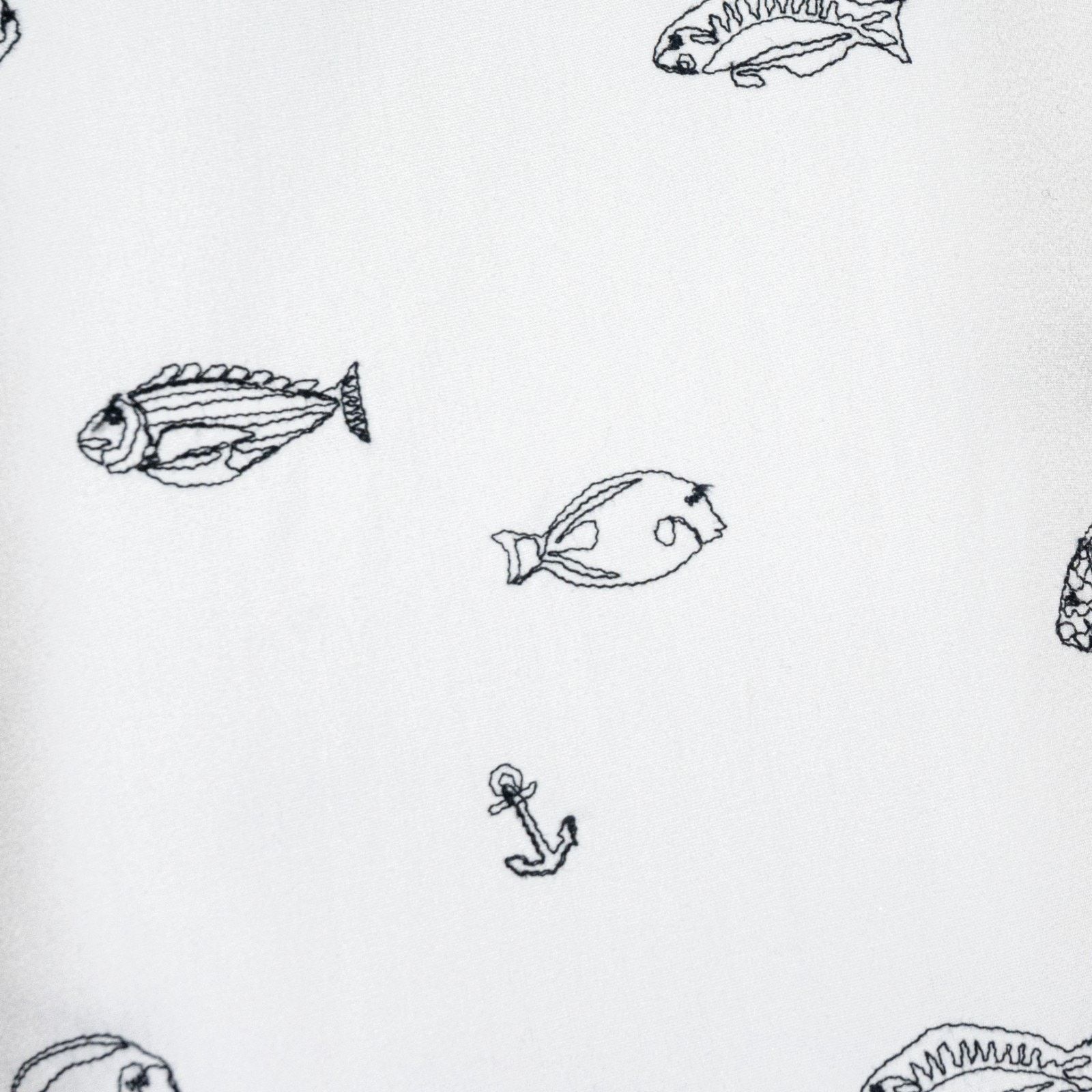 Paul Smith Paul Smith Large White fish Embroidered Button up Shirt Size US L / EU 52-54 / 3 - 6 Thumbnail