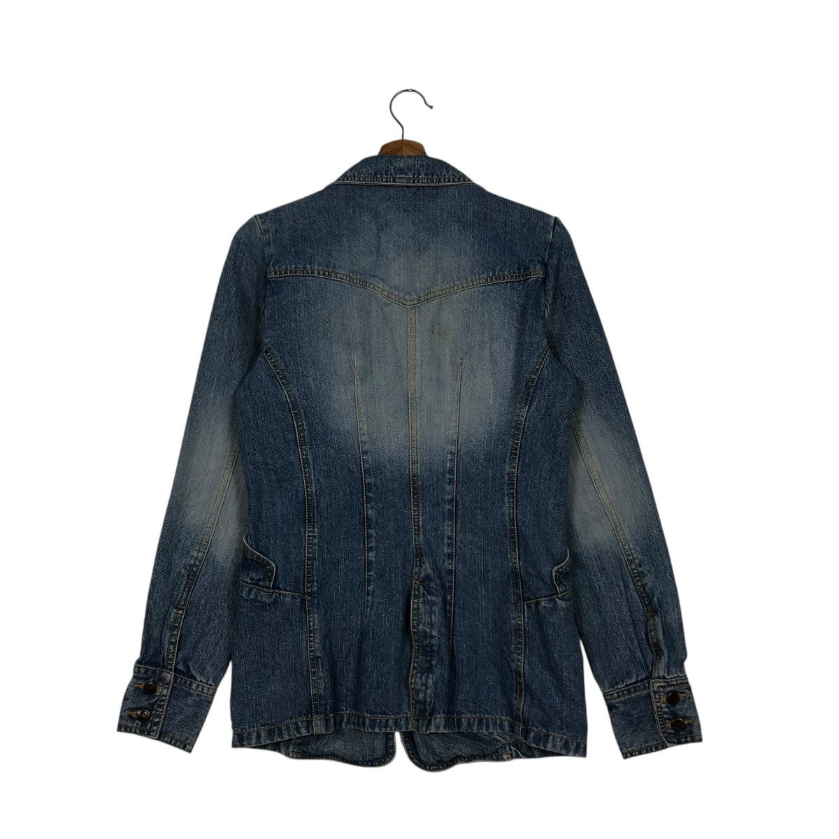 Japanese Brand 🔥VINTAGE DENIM CHORE WORK JACKET MOSSIMO ISSEY MIYAKE Size US M / EU 48-50 / 2 - 10 Thumbnail
