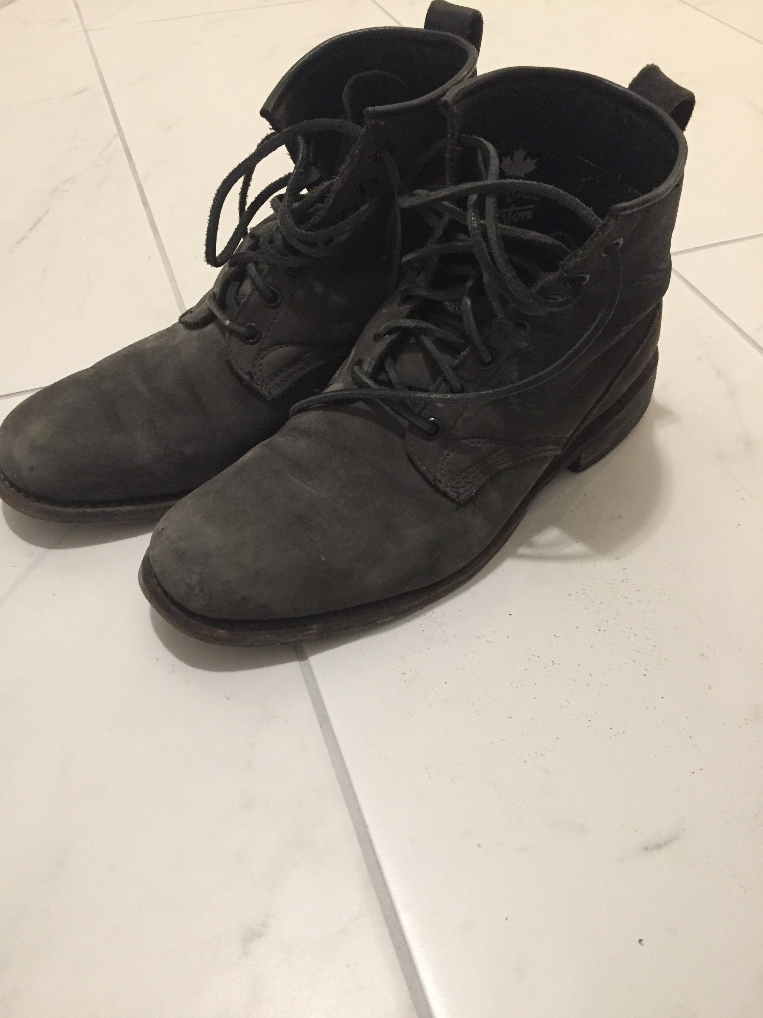 image of Wings + Horns X Dayton Service Boot in Black, Men's (Size 7)