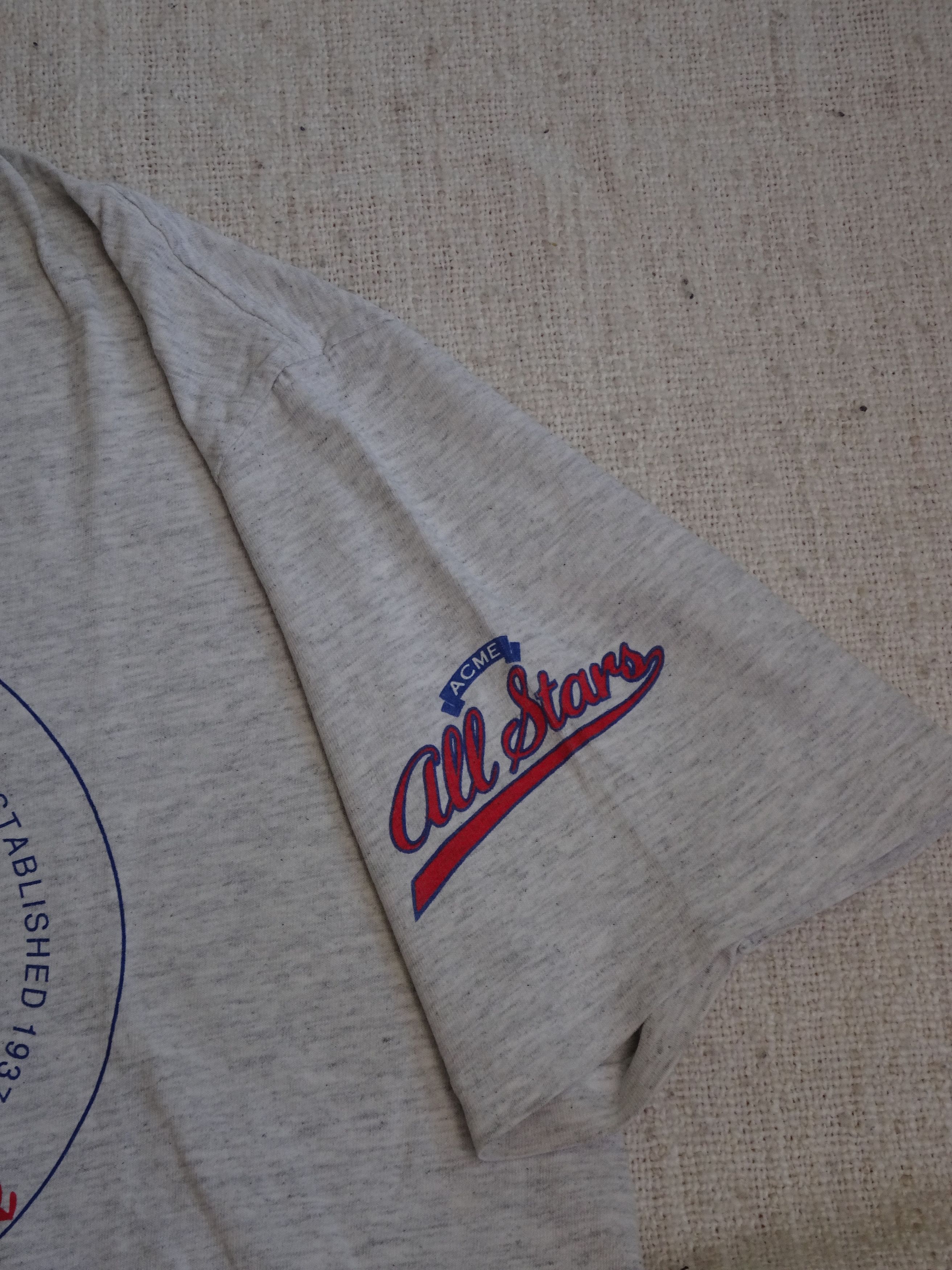 Acme Clothing Vtg '91 Single Stitch Looney Tunes Dodgers Bugs Graphic Tee Size US XL / EU 56 / 4 - 5 Thumbnail