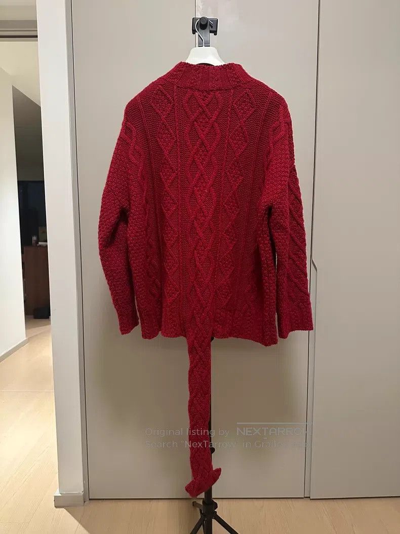 Loewe Loewe Fleece Sweatshirt, Burgundy Purple Size M / US 6-8 / IT 42-44 - 3 Thumbnail