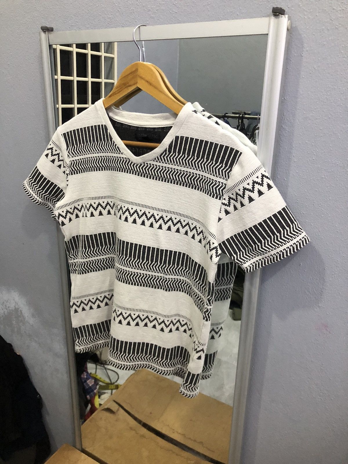 In The Attic in the attic Textured Zigzag Knit Tee Size US S / EU 44-46 / 1 - 2 Thumbnail