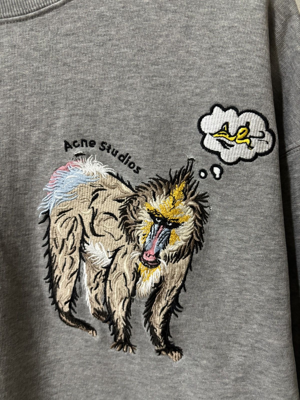 Acne Studios Acne Studios Forba Animal Embroidered Sweatshirt Size US L / EU 52-54 / 3 - 2 Thumbnail