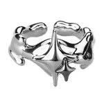 Ring Of Fire 2pcs Stars Irregular Punk Ring Size ONE SIZE - 4 Thumbnail