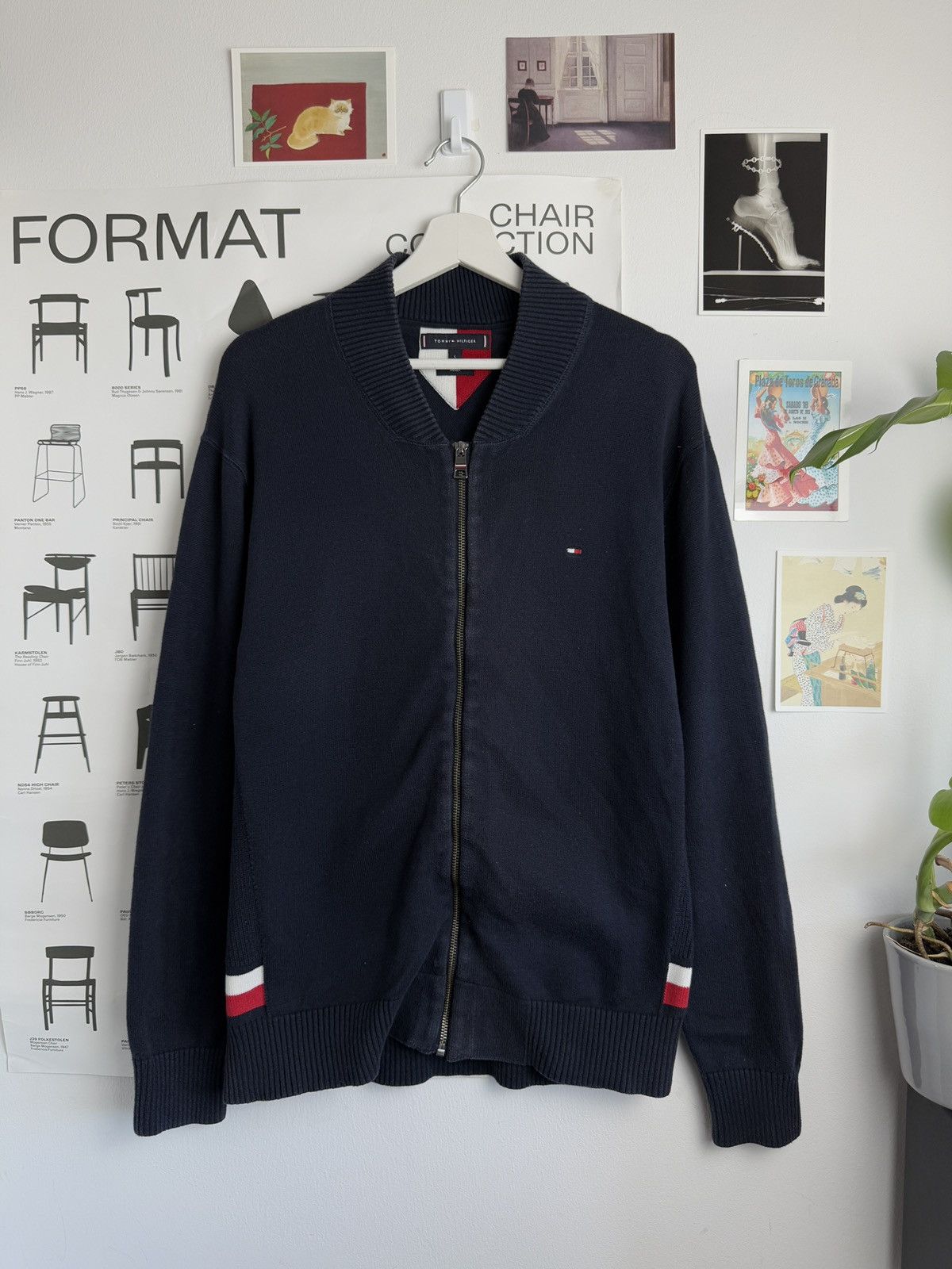 Designer × Tommy Hilfiger VIntage y2k Tommy Hilfiger small logo zip sweater L old money Size US L / EU 52-54 / 3 - 1 Thumbnail