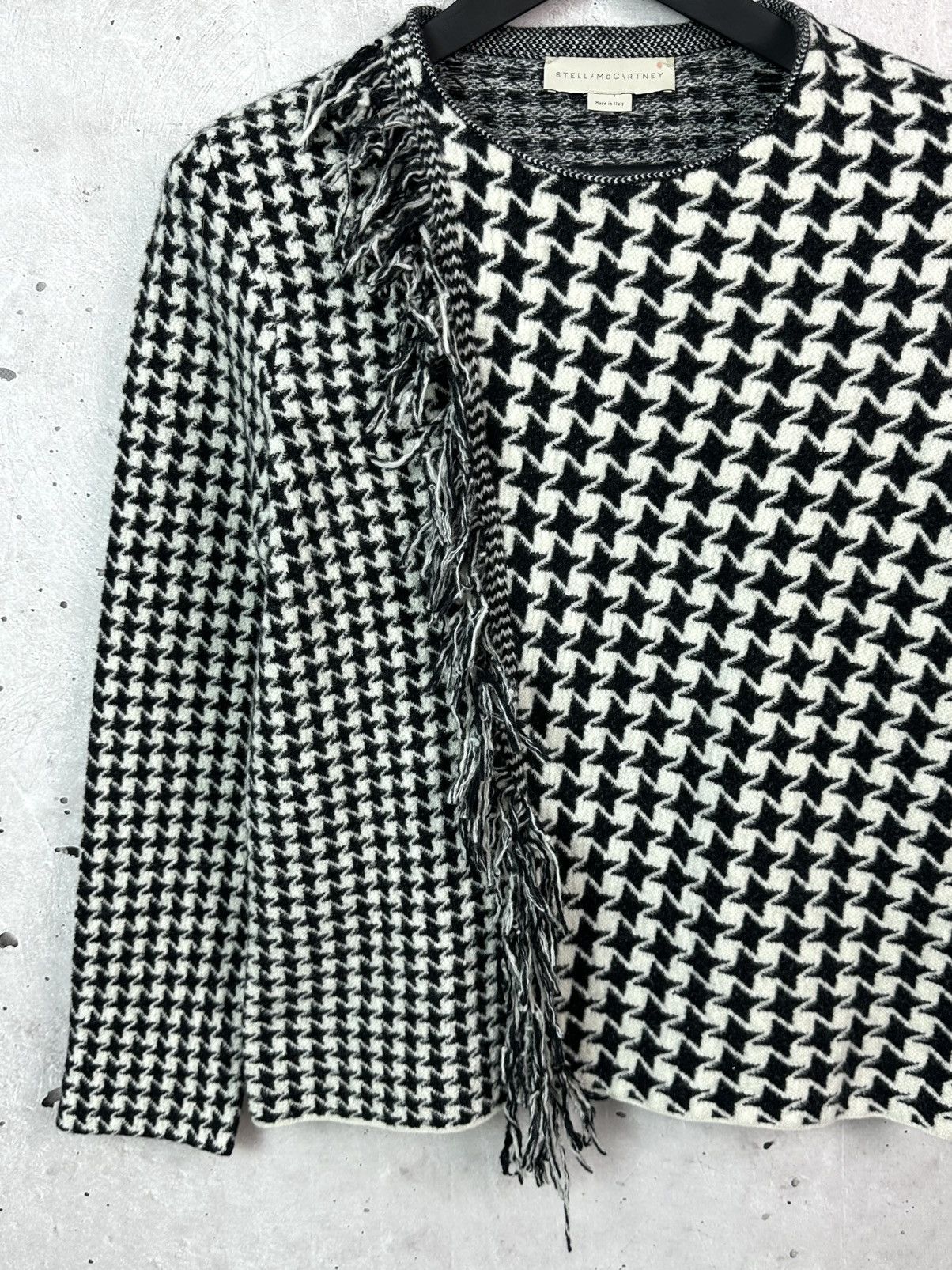 Stella McCartney Stella McCartney 2014 Runway Black White Mini Shift Sweater Size M / US 6-8 / IT 42-44 - 3 Thumbnail