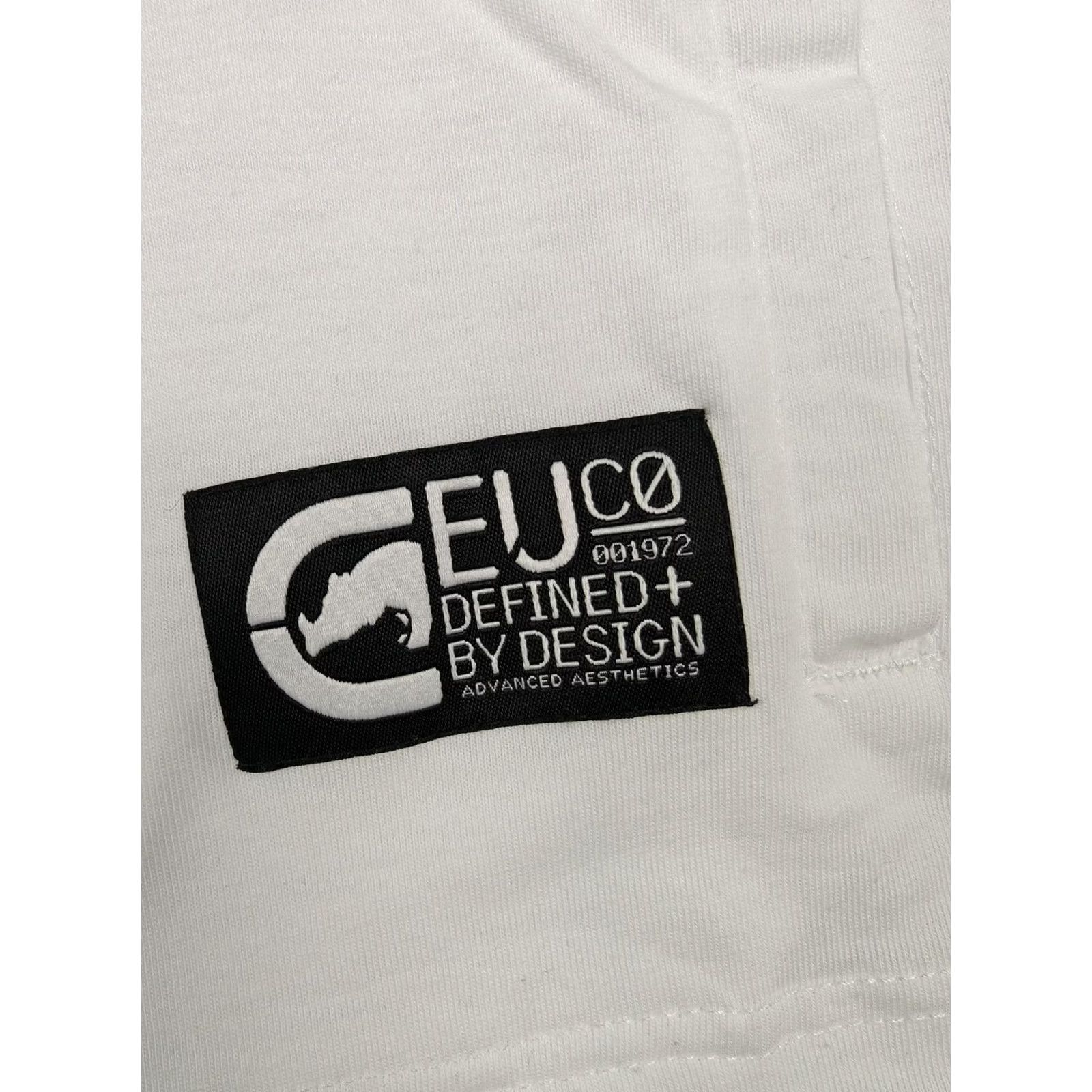 Ecko Unltd. Ecko Unltd Shirt Mens Medium White Hooded Short Sleeve Kangaroo Pocket EO31K826 Size US M / EU 48-50 / 2 - 3 Thumbnail