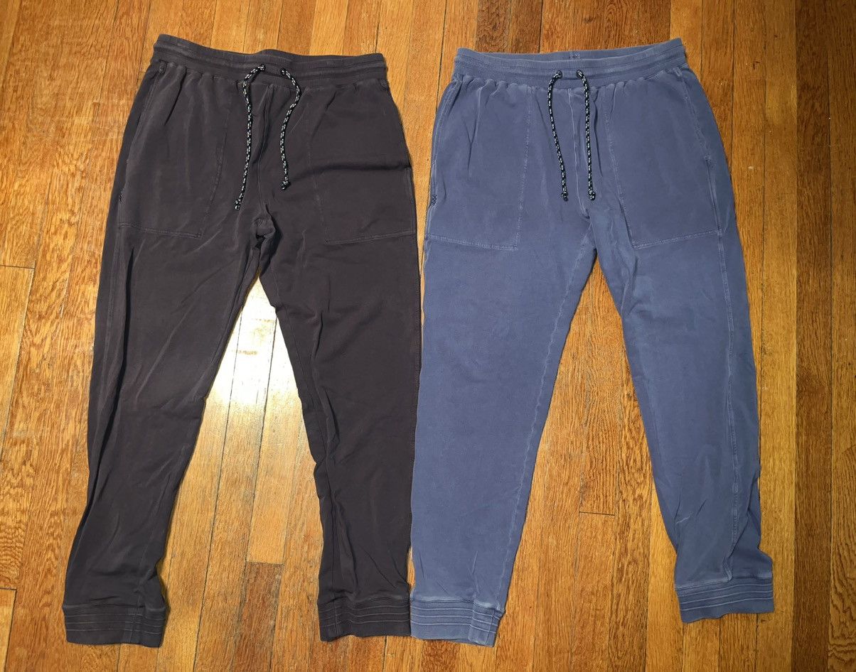 image of Two Pairs Of Rhone Tribe Drawstring Sweatpants Retail $198 in Blue, Men's (Size 32)