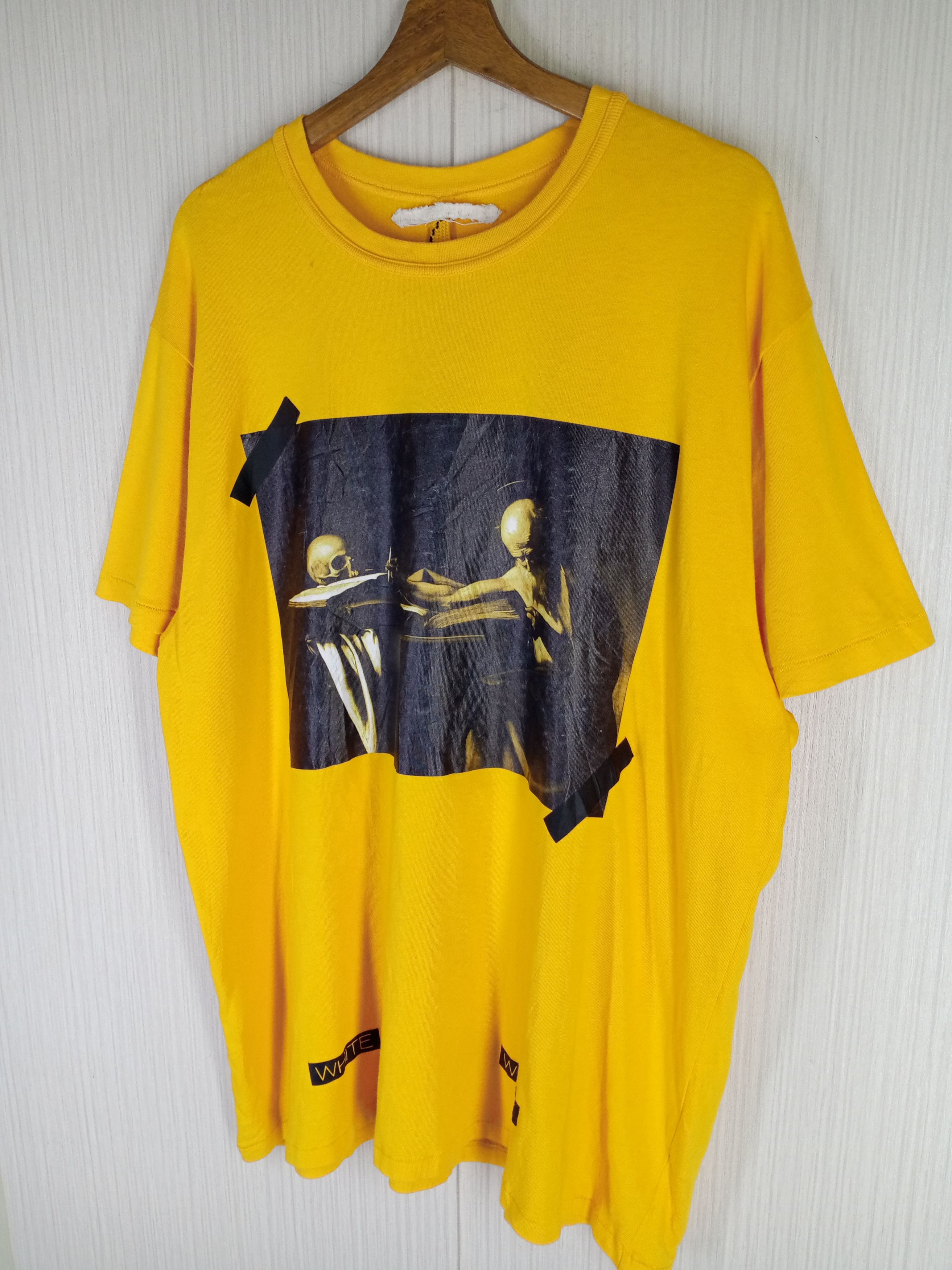Off-White Off White C/O Virgin Abloh Caravaggio Tshirt Size US L / EU 52-54 / 3 - 2 Thumbnail
