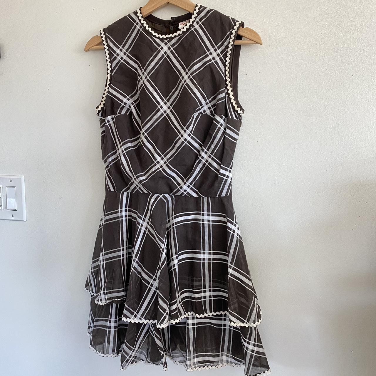 Vintage MELISSA LANE BROWN MINI DRESS 70S VINTAGE SIZE 2-3 Size XS / US 0-2 / IT 36-38 - 4 Thumbnail